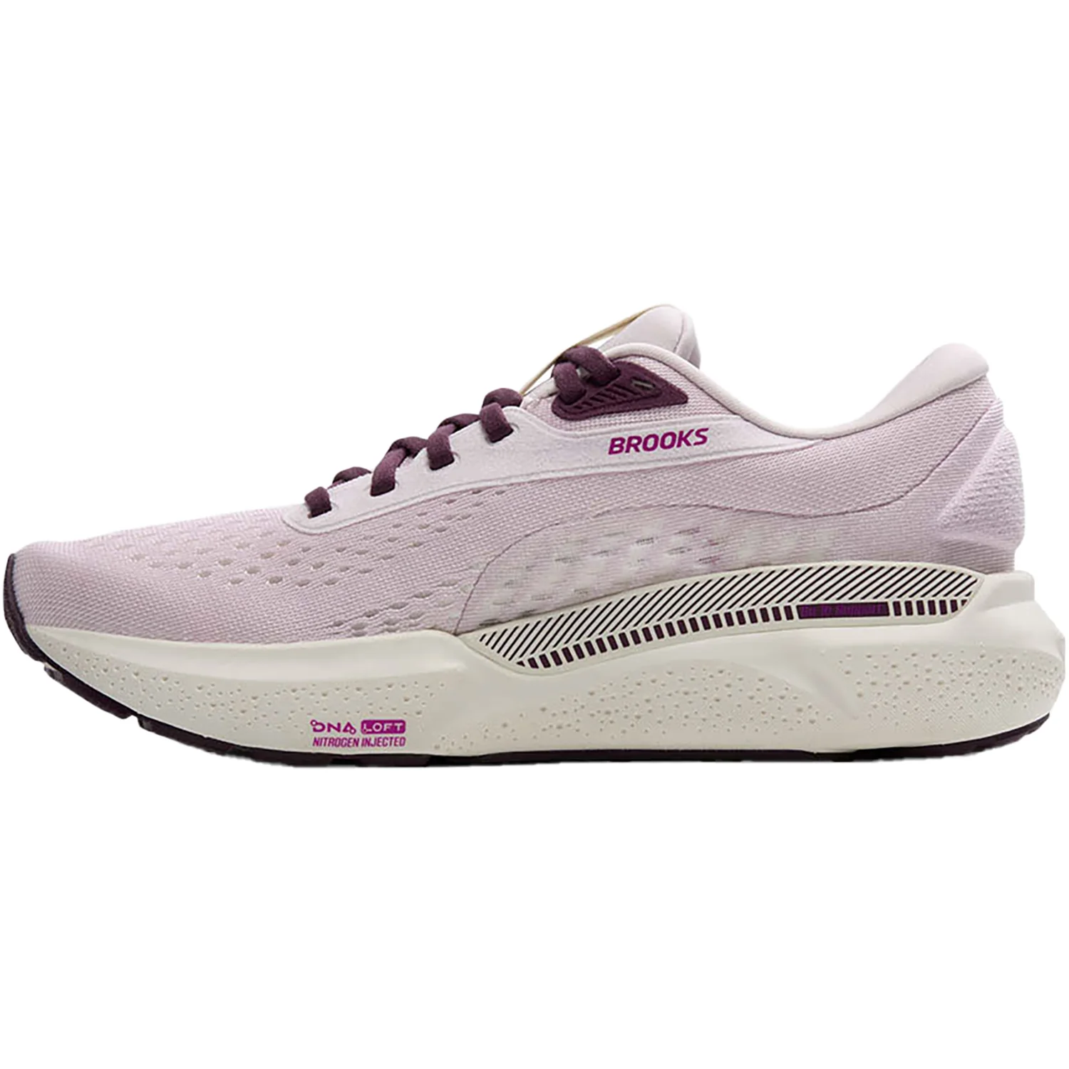 Brooks Adrenaline GTS Stability 24 (Stability Support) Women's Athletic Shoes Orchid/Coconut/Purple Mesh - Image 3