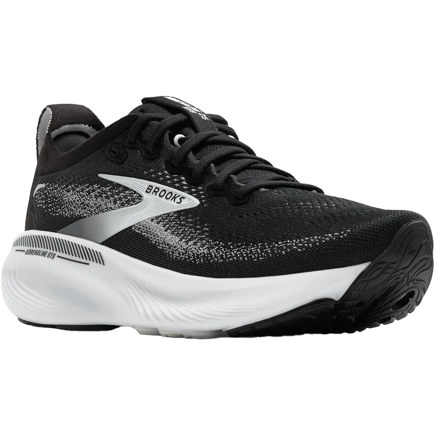 Brooks Adrenaline GTS 25 (Stability Support) Women's Athletic Shoes Stability Shoes Black/Grey/White - Image 5