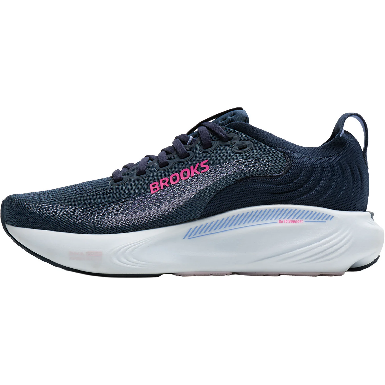 Brooks Adrenaline GTS 25 Stability (Stability Support) Women's Athletic Shoes Spellbound/Blazing Bell/Pink - Image 3