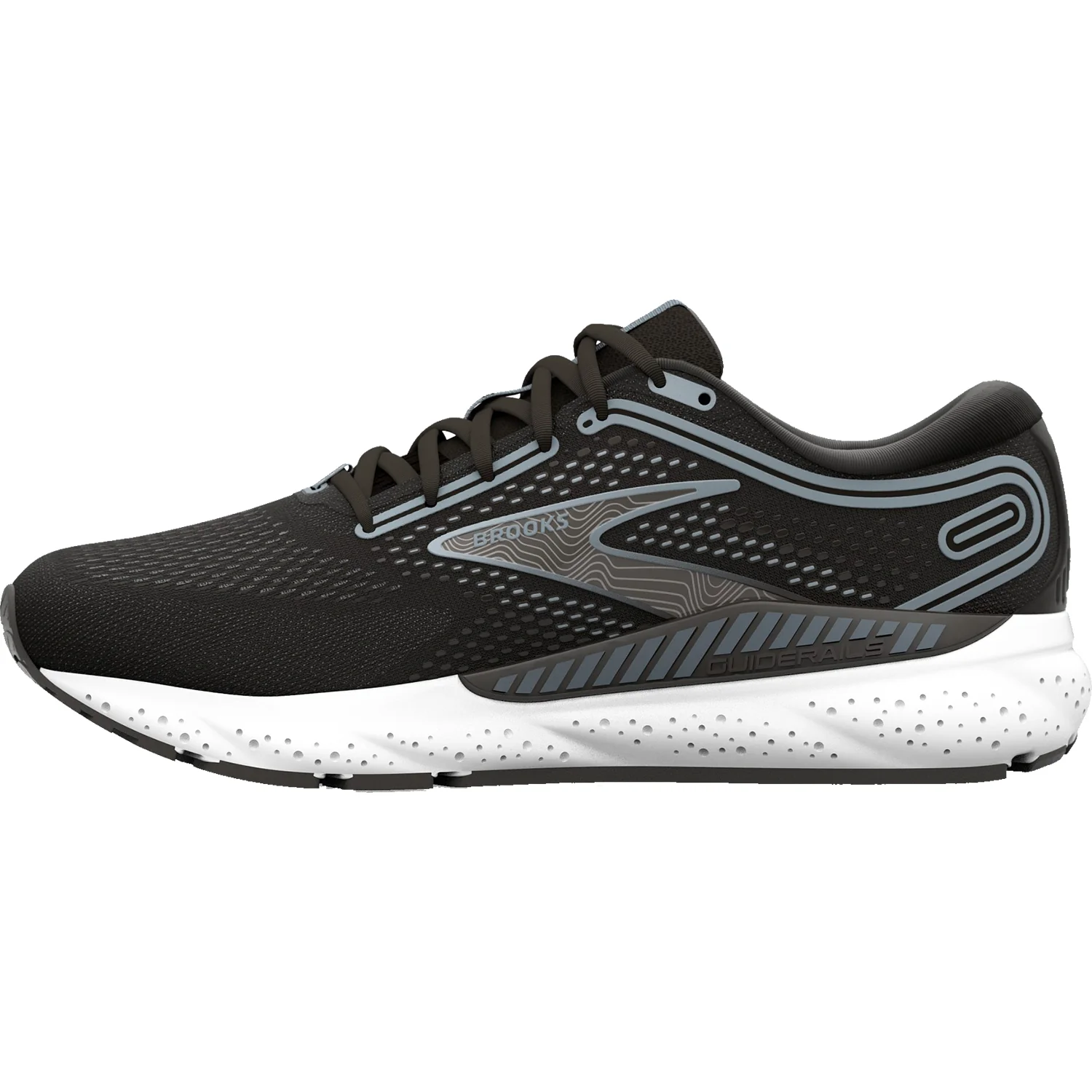 Brooks Ariel GTS 23 (Stability Support) Women's Road Running Shoes Black/Grey/White Mesh - Image 3