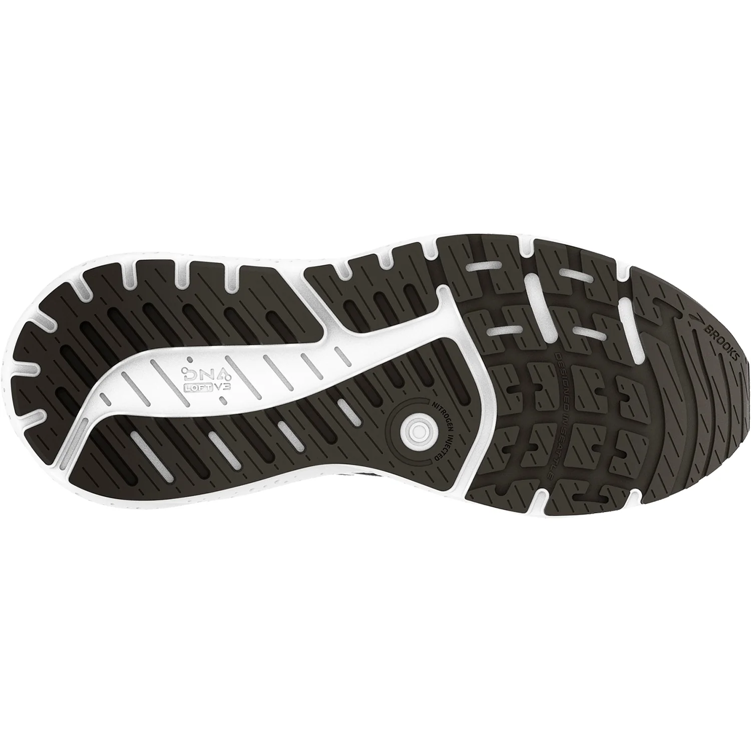 Brooks Ariel GTS 23 (Stability Support) Women's Road Running Shoes Black/Grey/White Mesh - Image 4