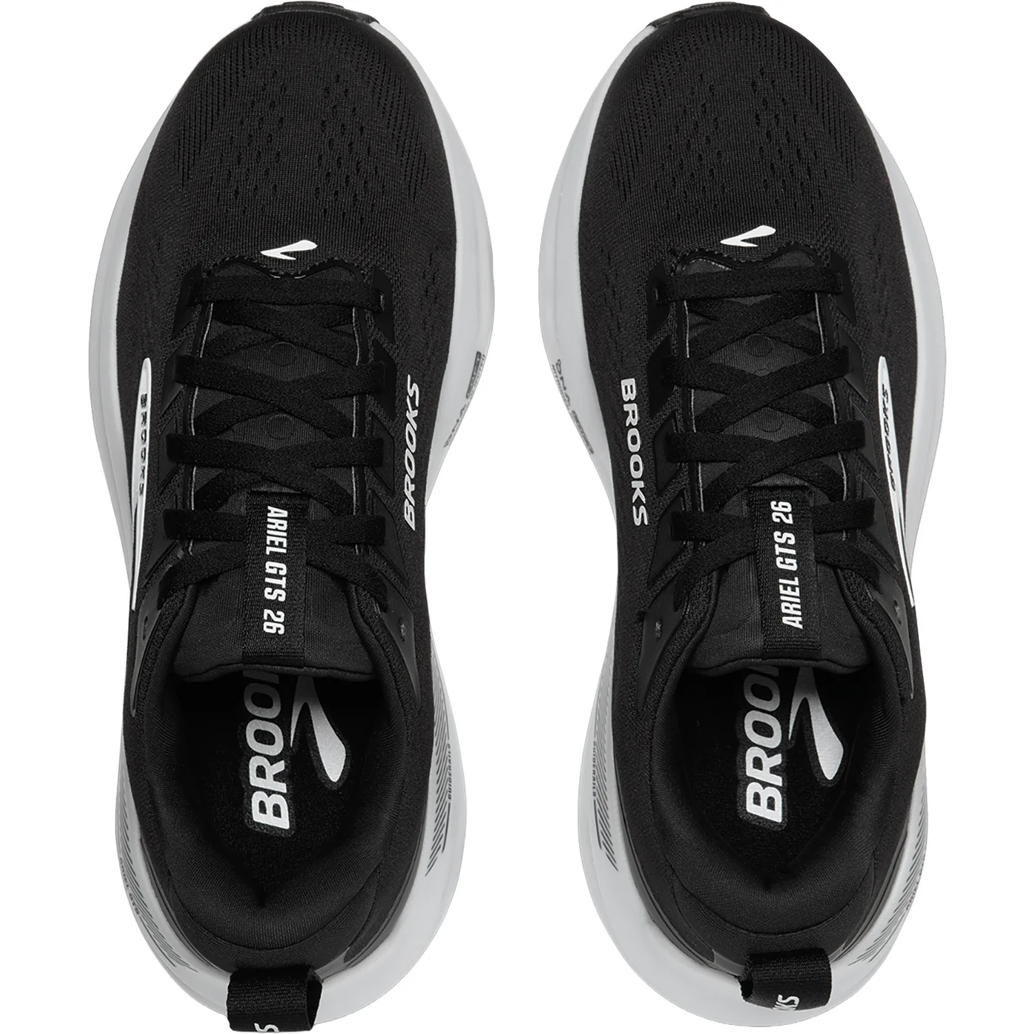 Brooks Ariel GTS 26 (Stability Support) Women's Athletic Shoes Black/Grey/White - Image 2