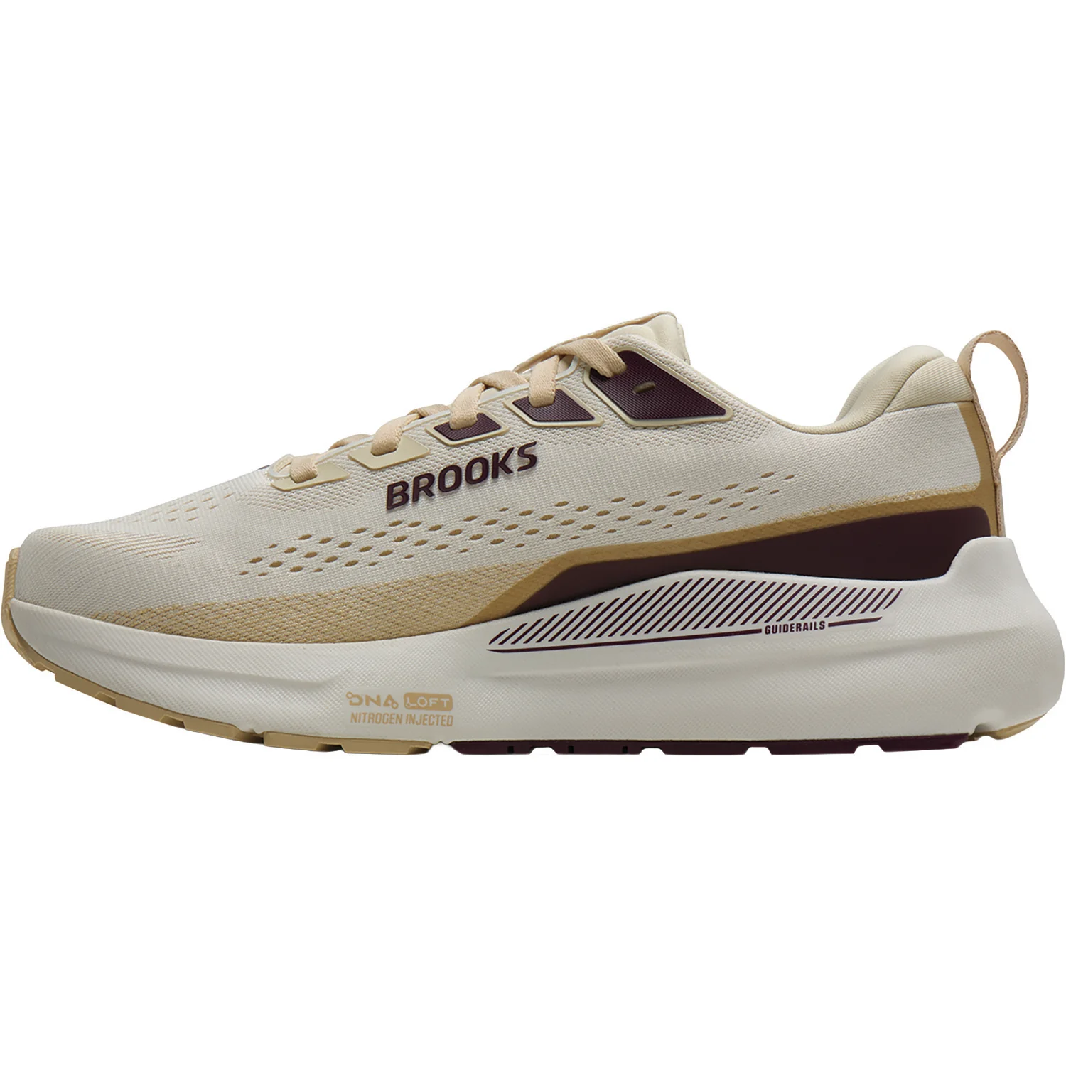 Brooks Ariel GTS 26 (Stability Support) Women's Athletic Shoes Coconut/Sand/Potent Purple - Image 3