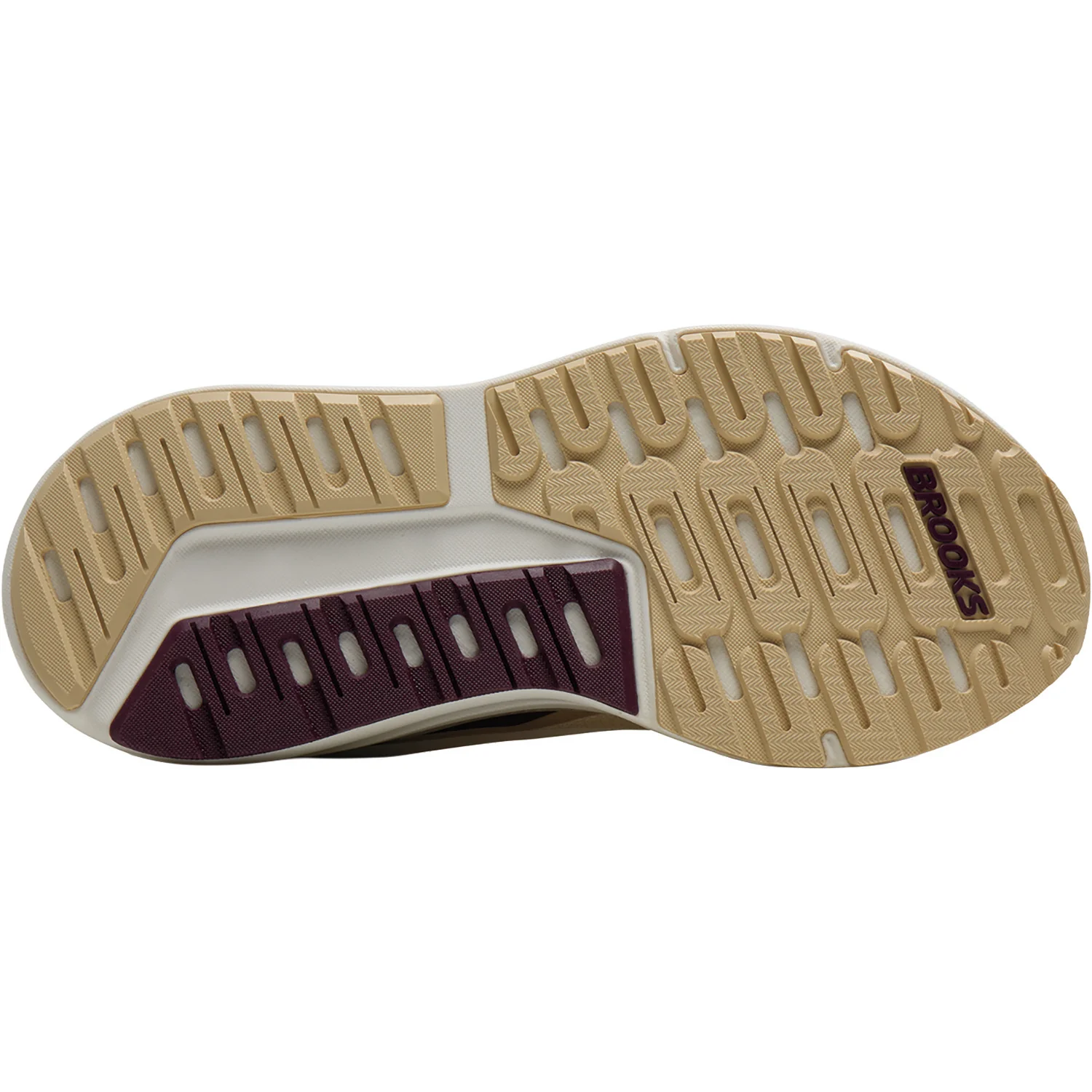 Brooks Ariel GTS 26 (Stability Support) Women's Athletic Shoes Coconut/Sand/Potent Purple - Image 4