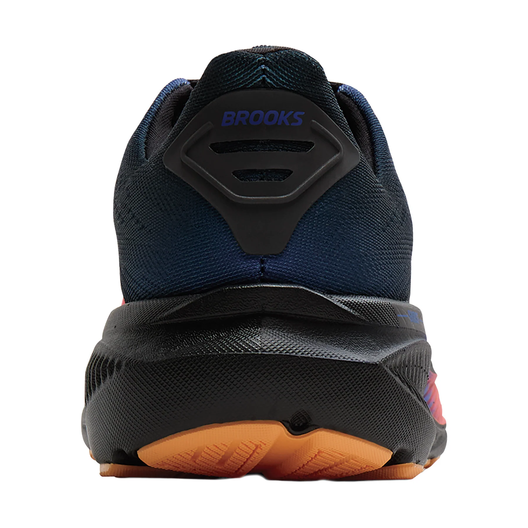 Brooks Ghost 17 (Neutral Support) Women's Athletic Shoes Night Blue/Papaya - Image 6