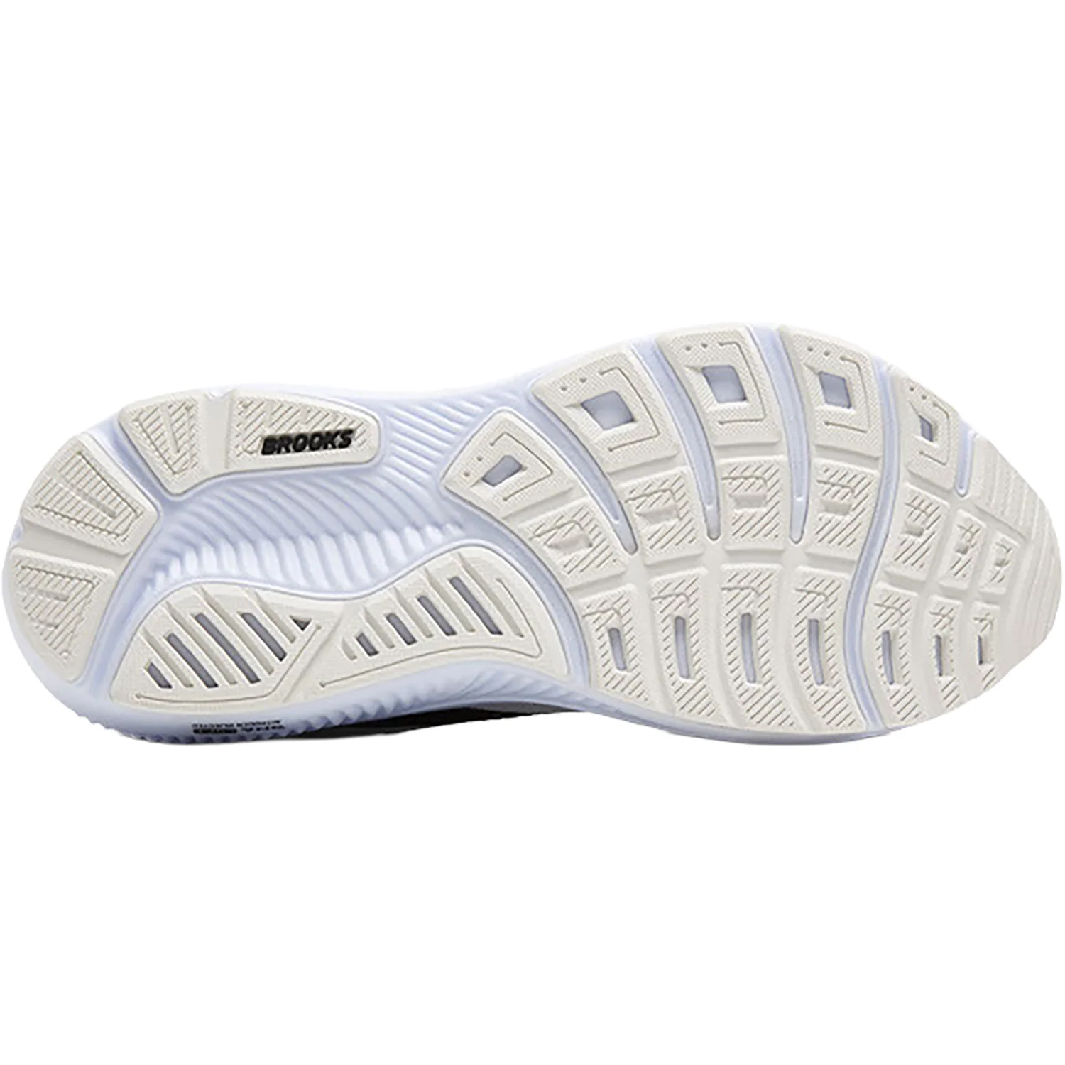 Brooks Ghost 17 (Neutral Support) Women's Running Shoes White/Black/Rose Gold - Image 4