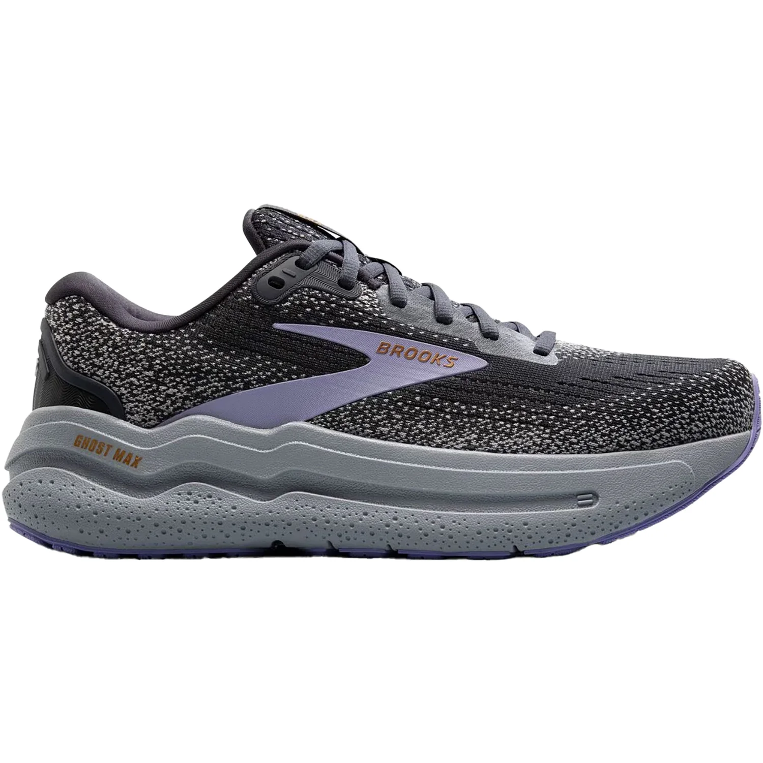Brooks Ghost Max 2 Mesh (Neutral Support) Women's Running Shoes Ebony/Sweet Lavender/Alloy
