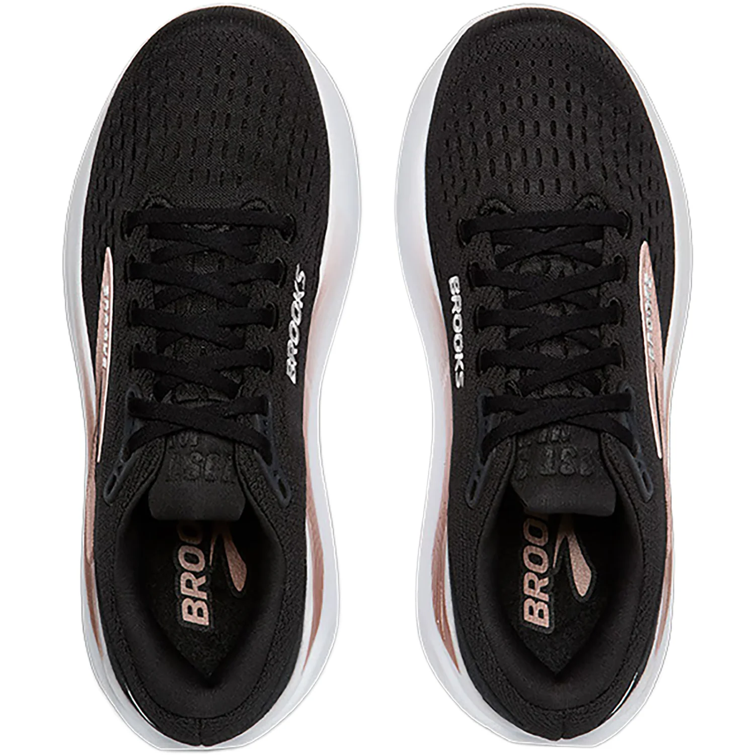Brooks Ghost Max 3 (Neutral Support) Women's Running Shoes Black/Black/Rosegold - Image 2