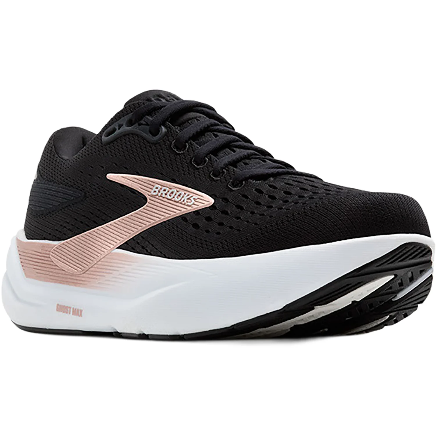 Brooks Ghost Max 3 (Neutral Support) Women's Running Shoes Black/Black/Rosegold - Image 5