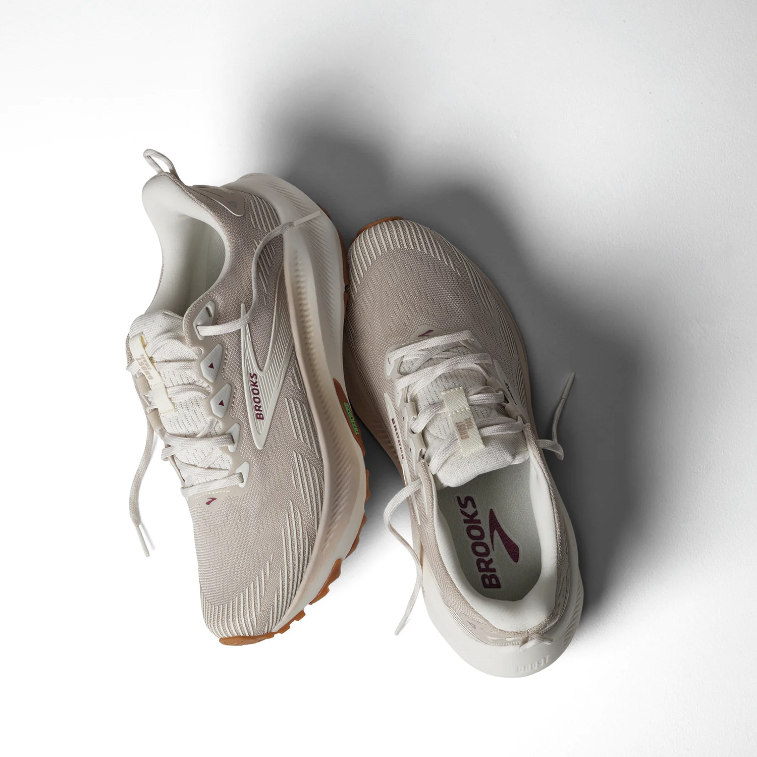 Brooks Ghost Trail (Neutral Support) Women's Outdoor Trail Runnings Coconut/Chateau/Rose - Image 7