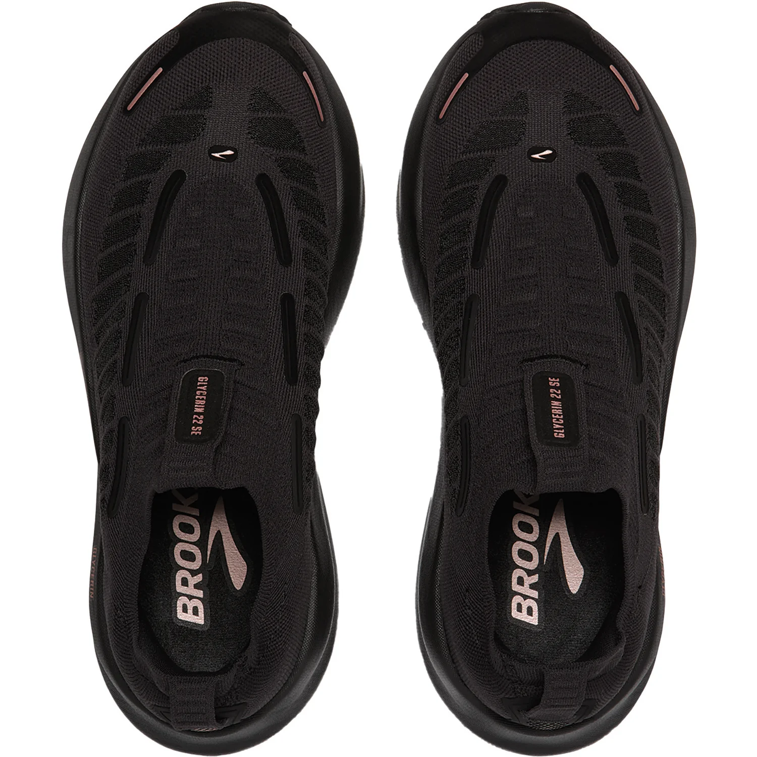 Brooks Glycerin 22 SE (Neutral Support) Women's Athletic Shoes Black/Metallic Rose Gold - Image 2