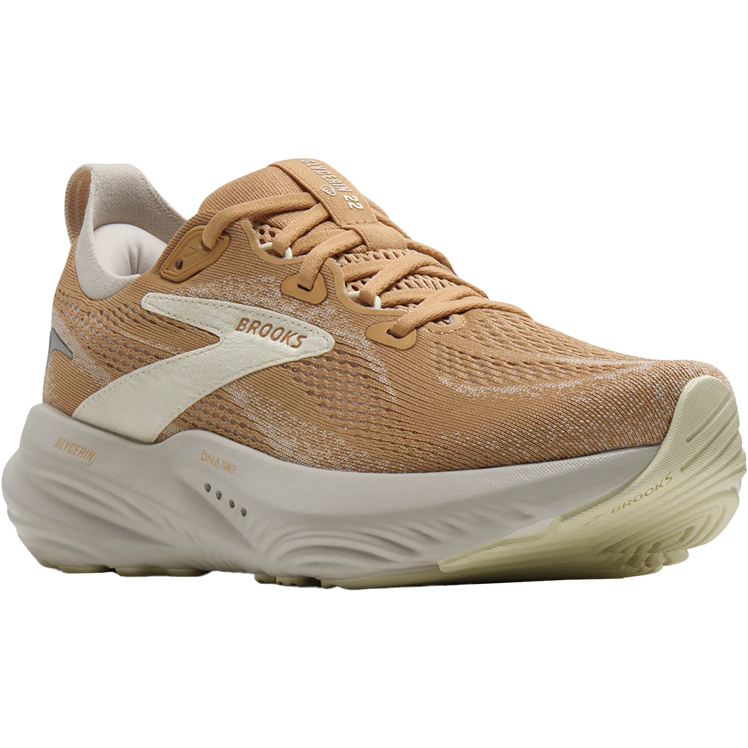 Brooks Glycerin 22 (Neutral Support) Women's Athletic Shoes Taffy/Moonbeam/Essence - Image 5