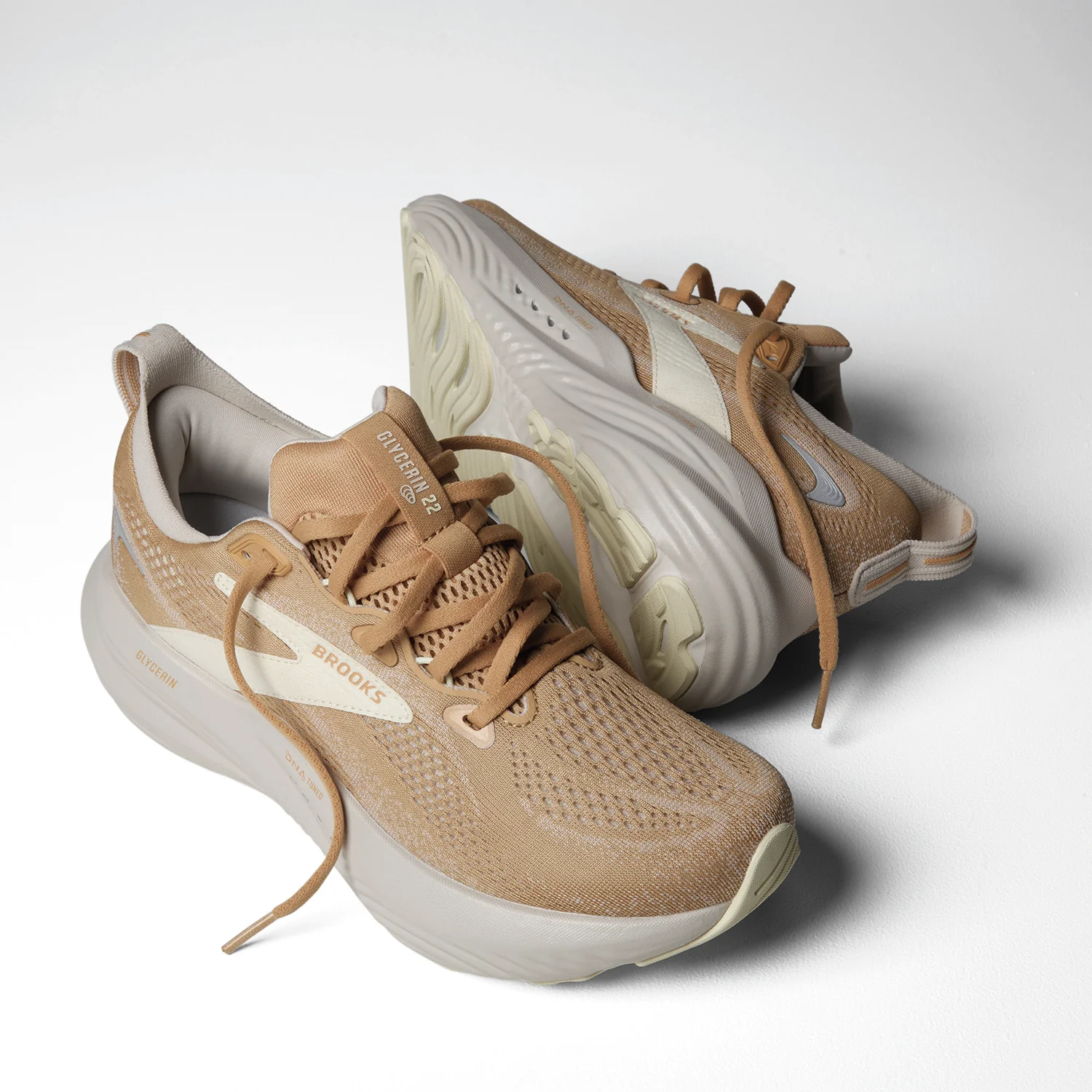 Brooks Glycerin 22 (Neutral Support) Women's Athletic Shoes Taffy/Moonbeam/Essence - Image 7
