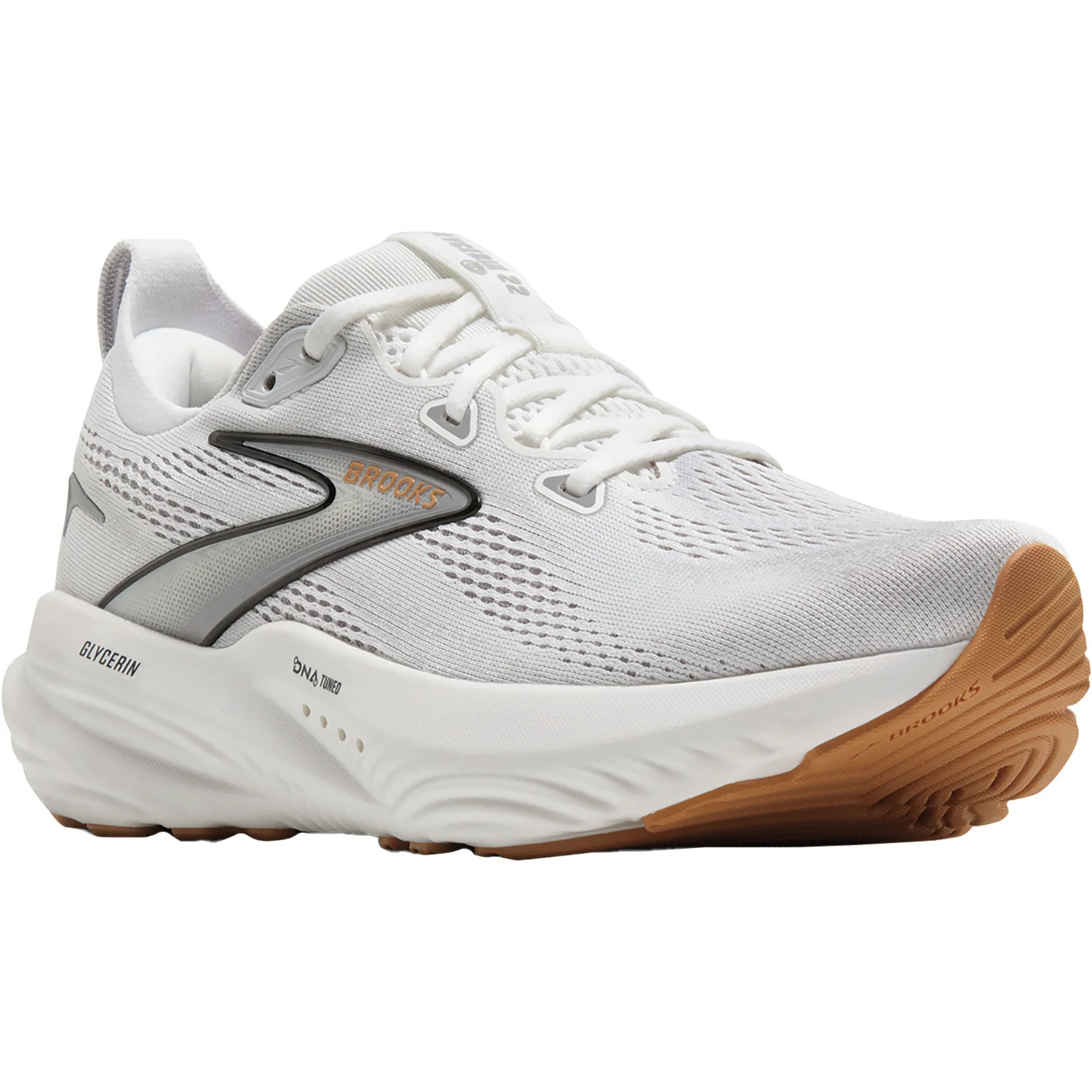 Brooks Glycerin 22 (Neutral Support) Women's Athletic Shoes White/Grey/Black - Image 5