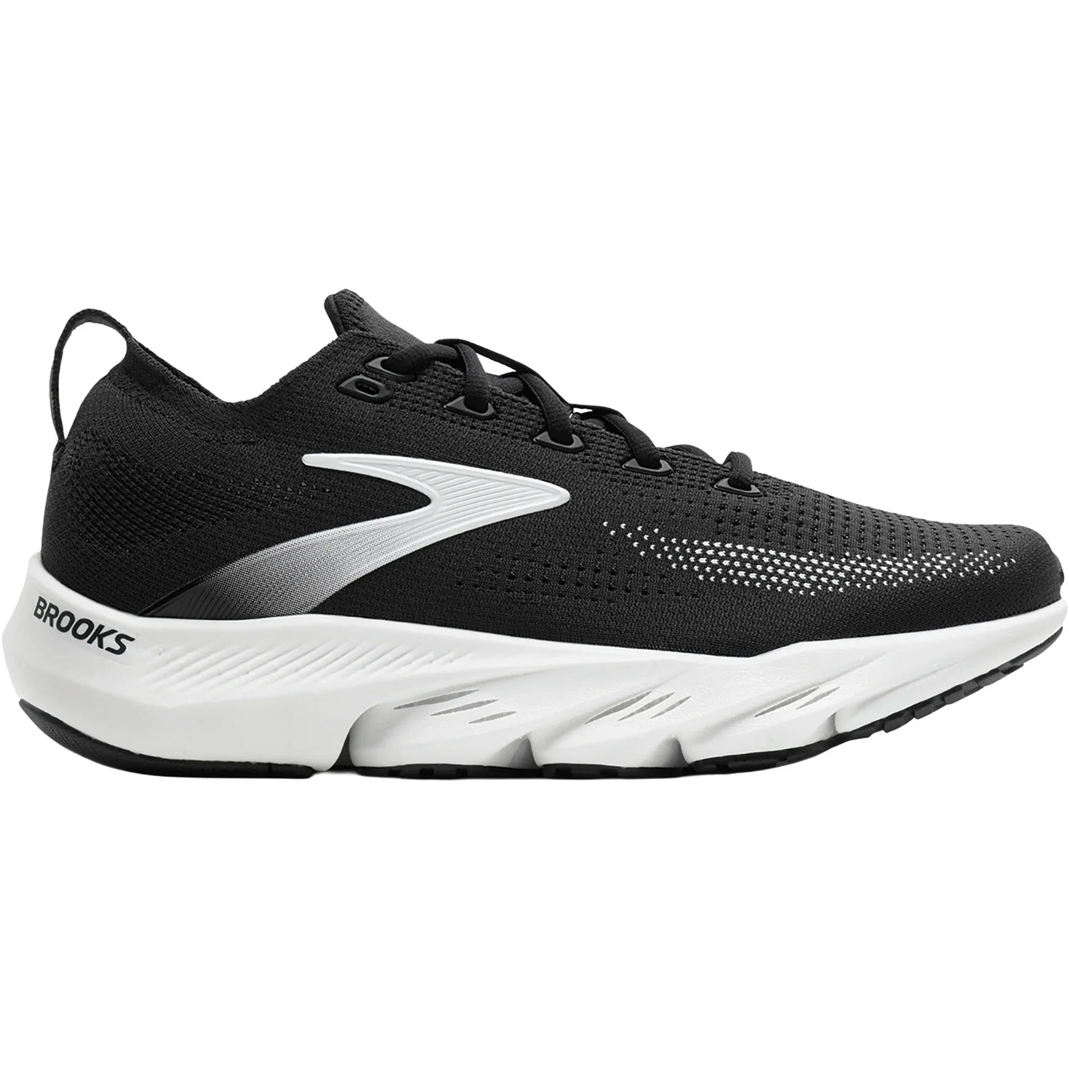 Brooks Glycerin Flex (Flexible Support) Women's Athletic Shoes Black/White