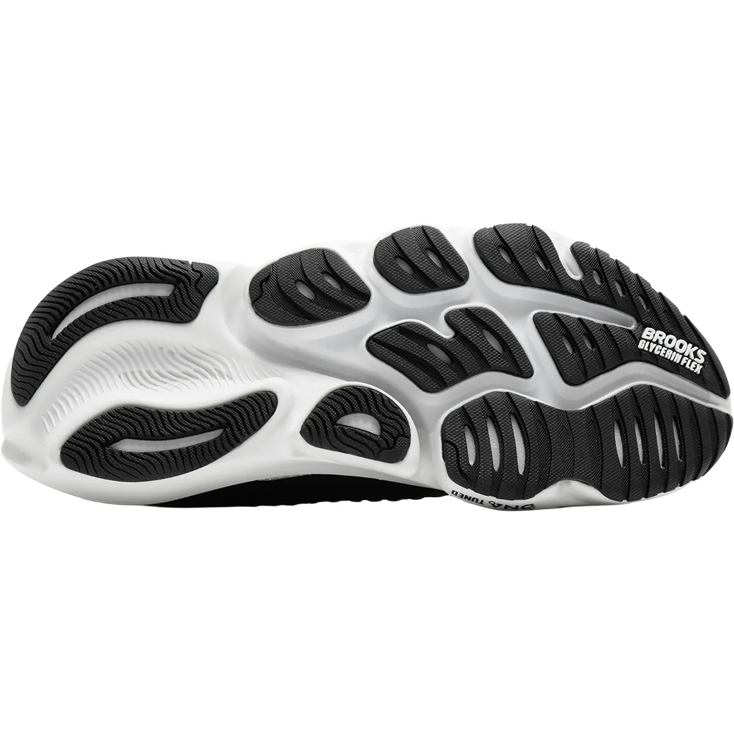 Brooks Glycerin Flex (Flexible Support) Women's Athletic Shoes Black/White - Image 4