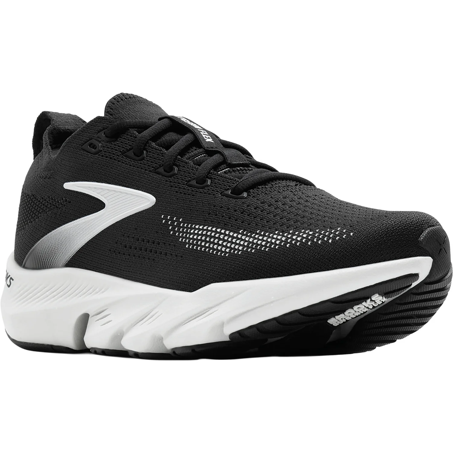 Brooks Glycerin Flex (Flexible Support) Women's Athletic Shoes Black/White - Image 5