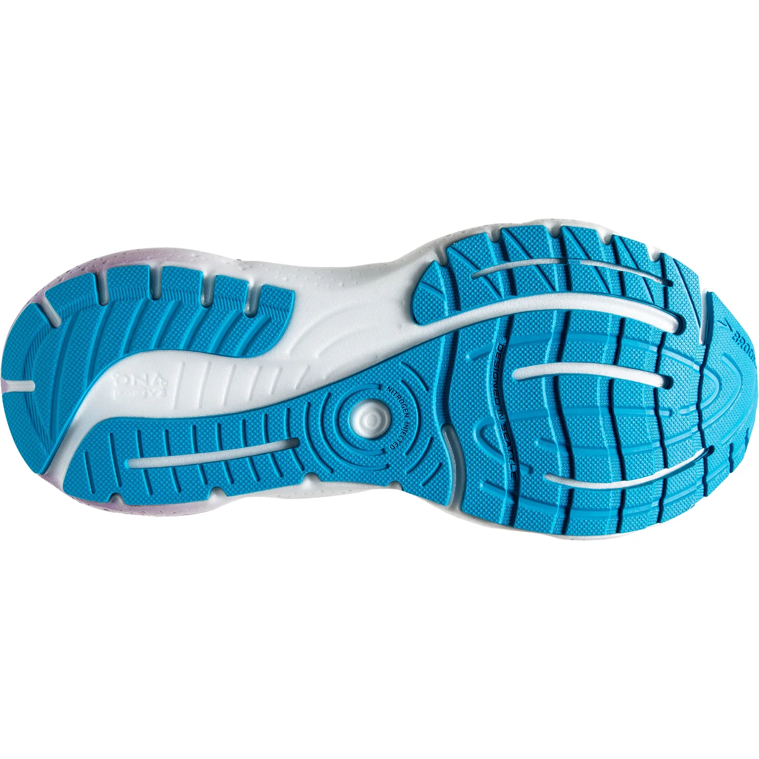 Brooks Glycerin GTS 20 Women's Road Running Shoes Peacoat/Ocean/Pastel Lilac Mesh - Image 4