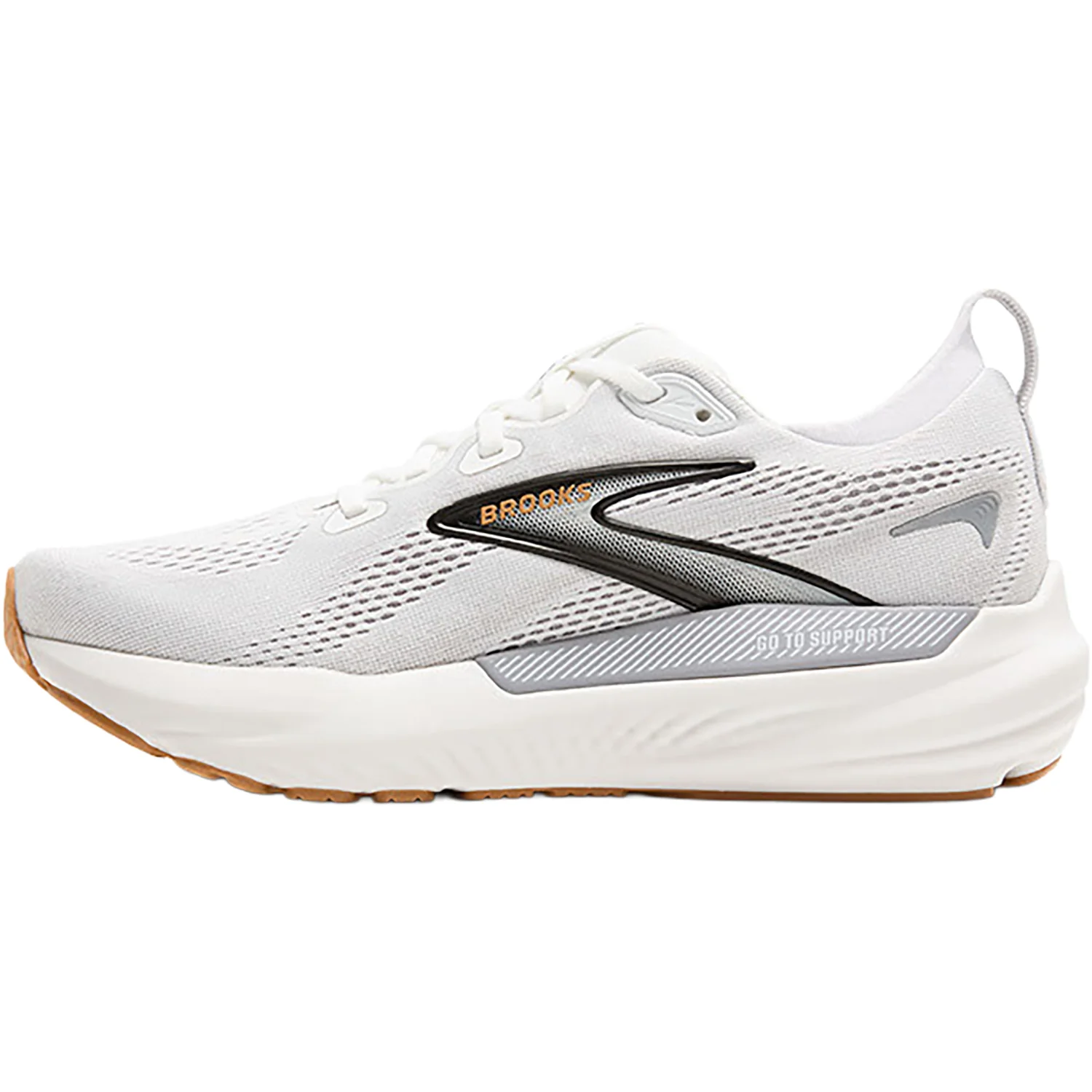 Brooks Glycerin GTS 22 (Neutral Support) (Stability Support) Women's Athletic Shoes White/Grey/Black - Image 3