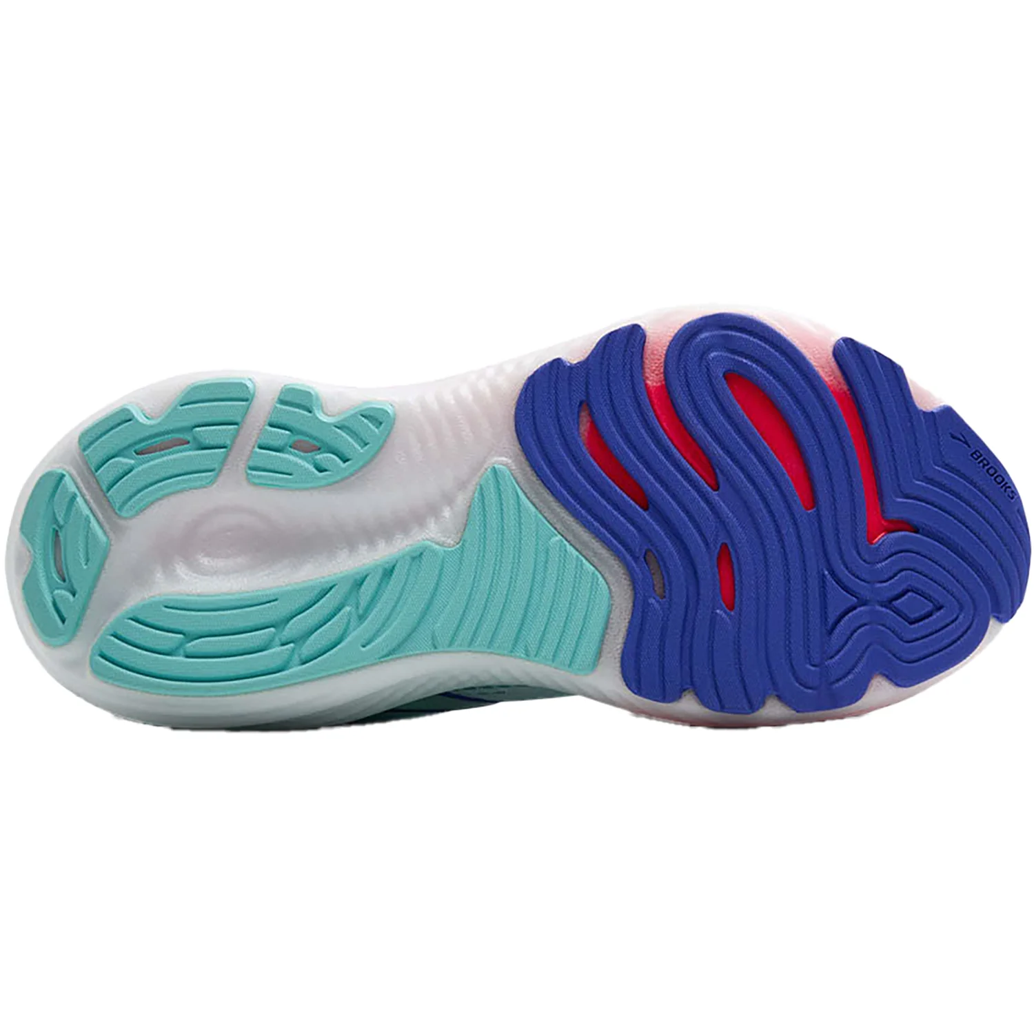 Brooks Glycerin GTS 22 (Neutral Support) (Stability Support) Women's Athletic Shoes White/Limpet Shell/Amparo Blue Mesh - Image 4