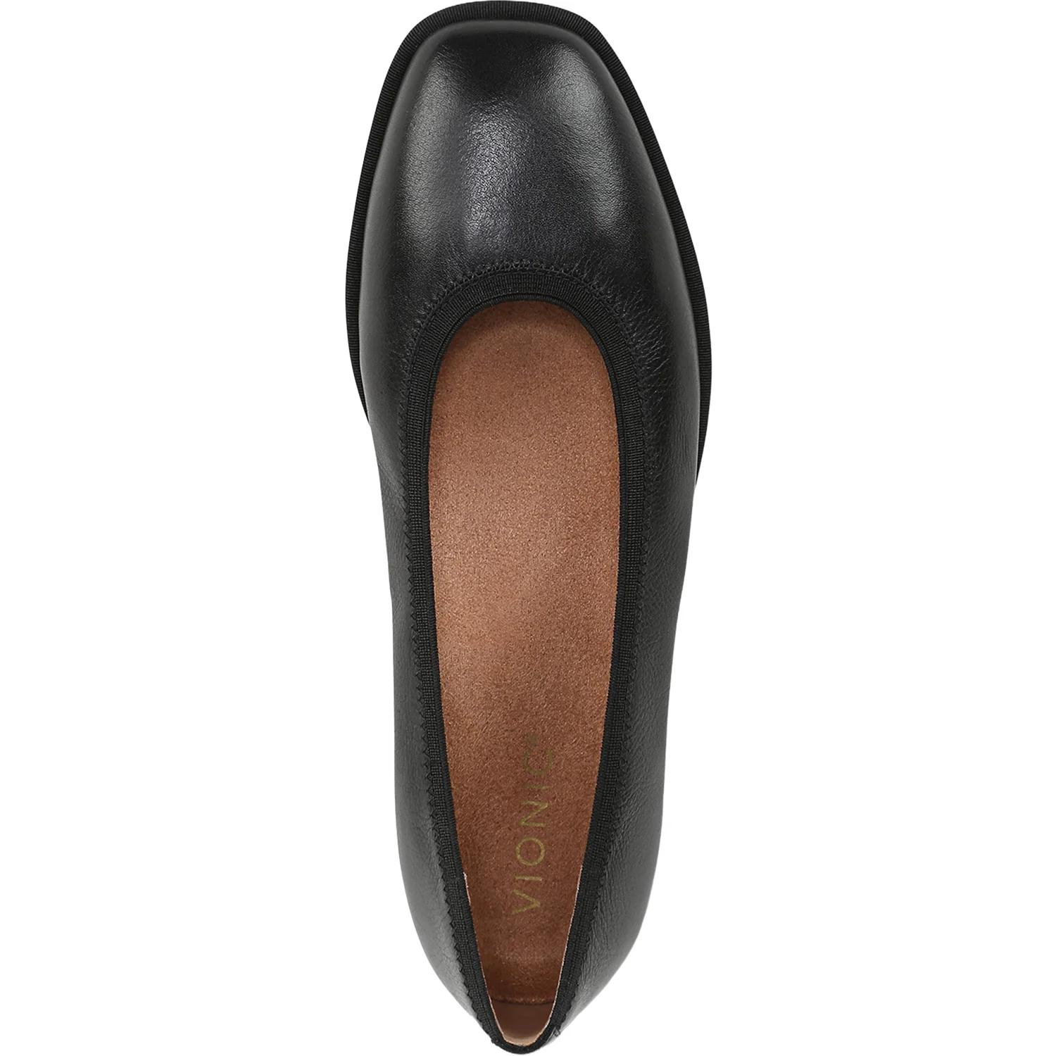 Vionic Caroll 20 Women's Flats Black Leather - Image 2
