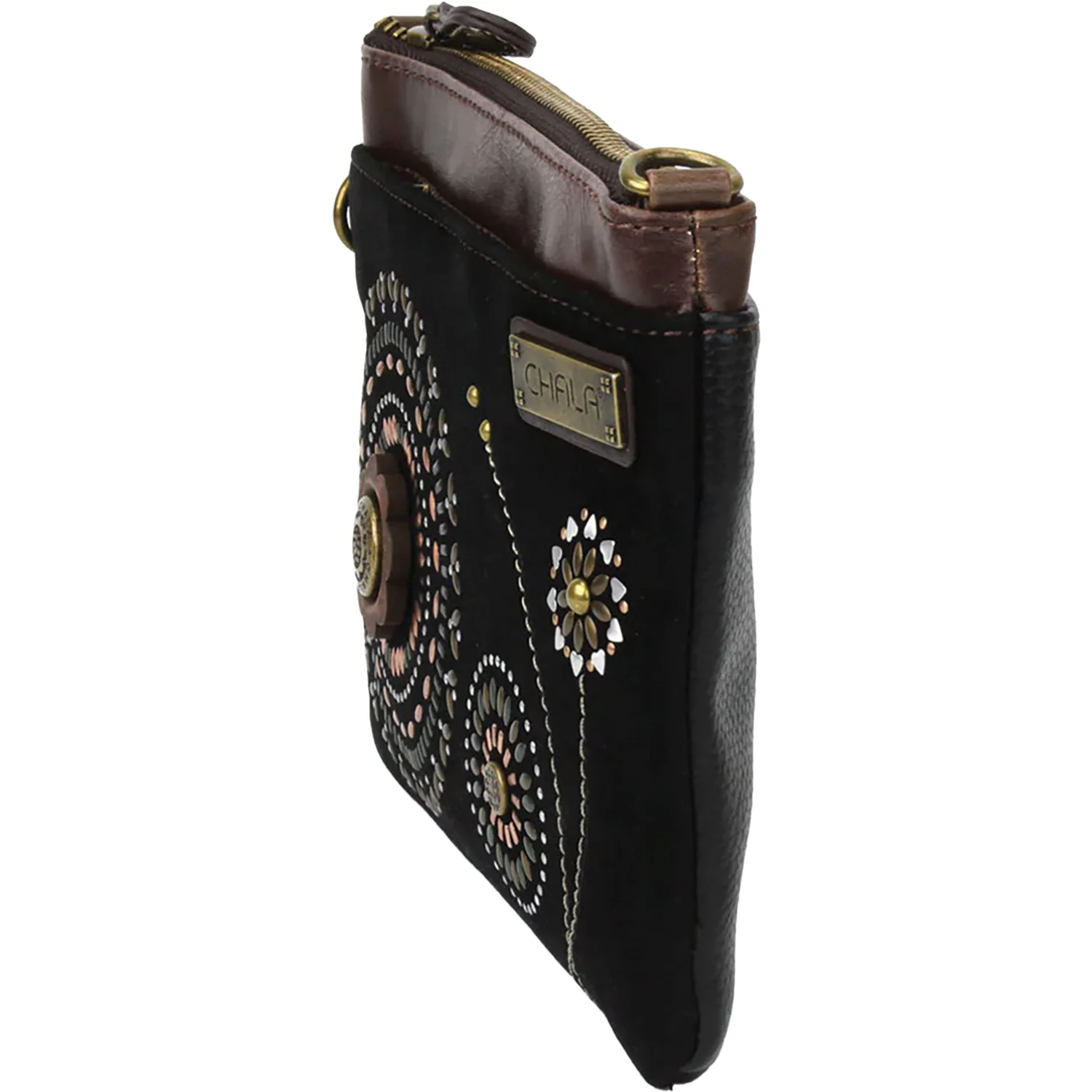 Chala Starburst Dazzled Mini Crossbody Handbag Black Synthetic - Image 3