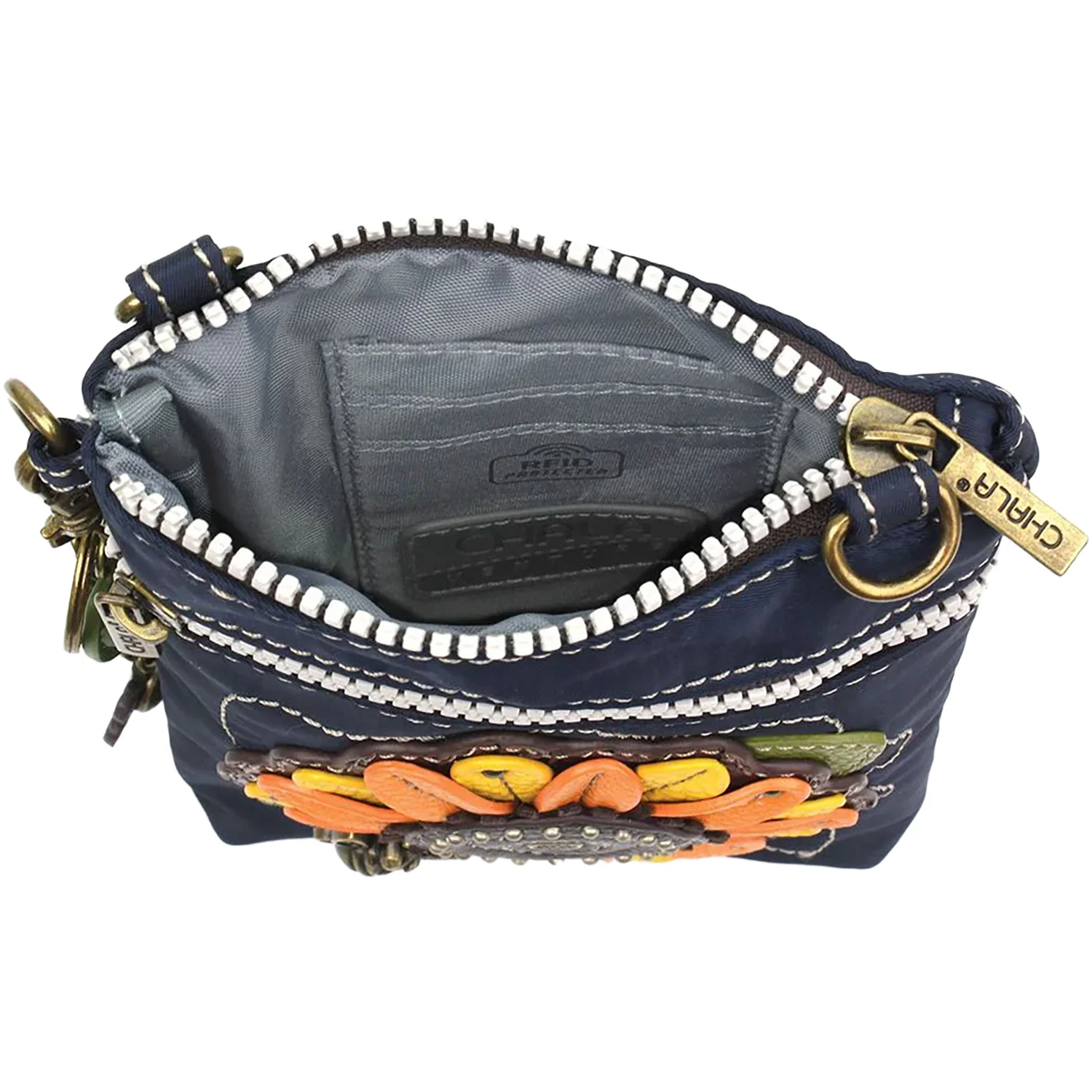 Chala Sunflower Cellphone Crossbody Cellphone Crossbody Navy - Image 2