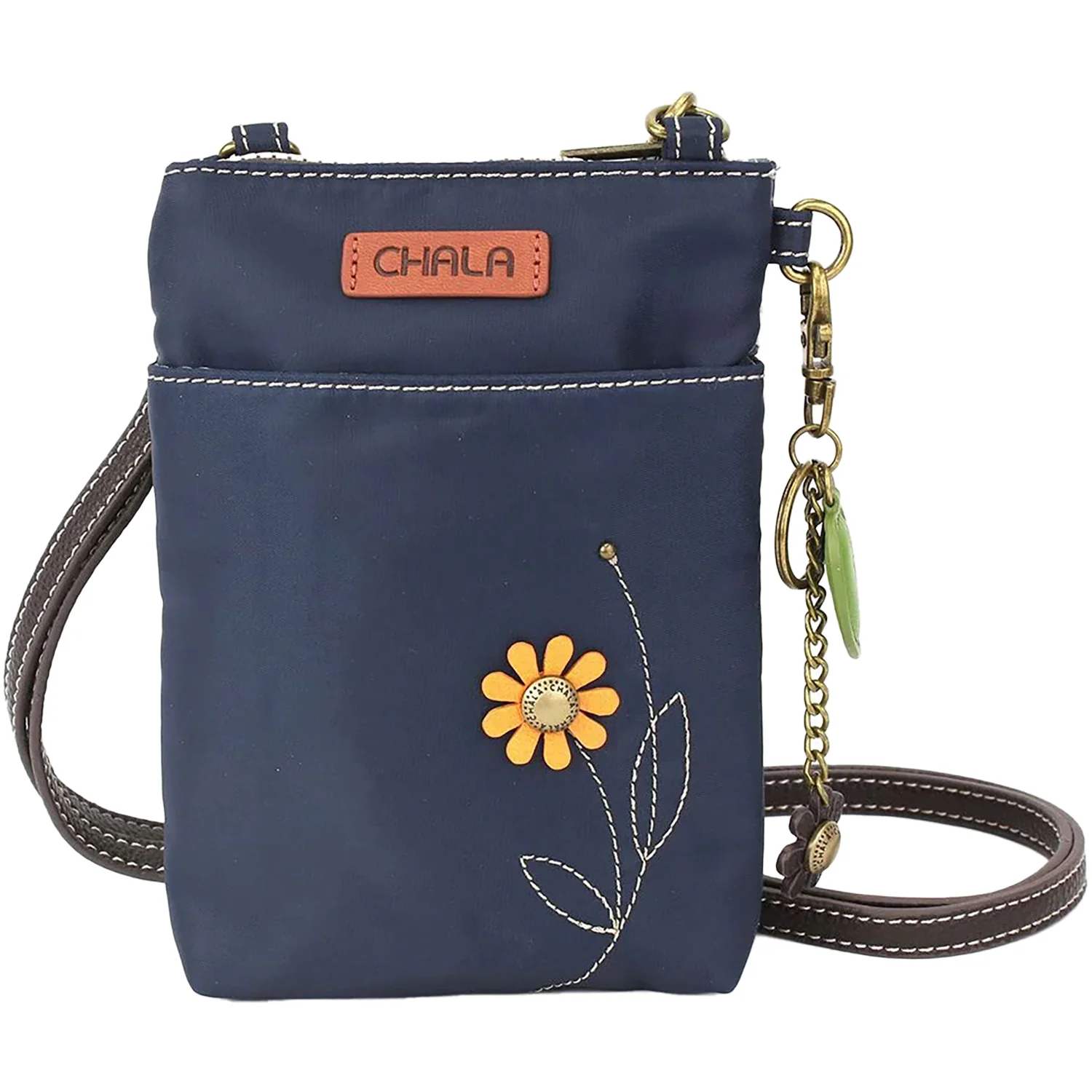 Chala Sunflower Cellphone Crossbody Cellphone Crossbody Navy - Image 4