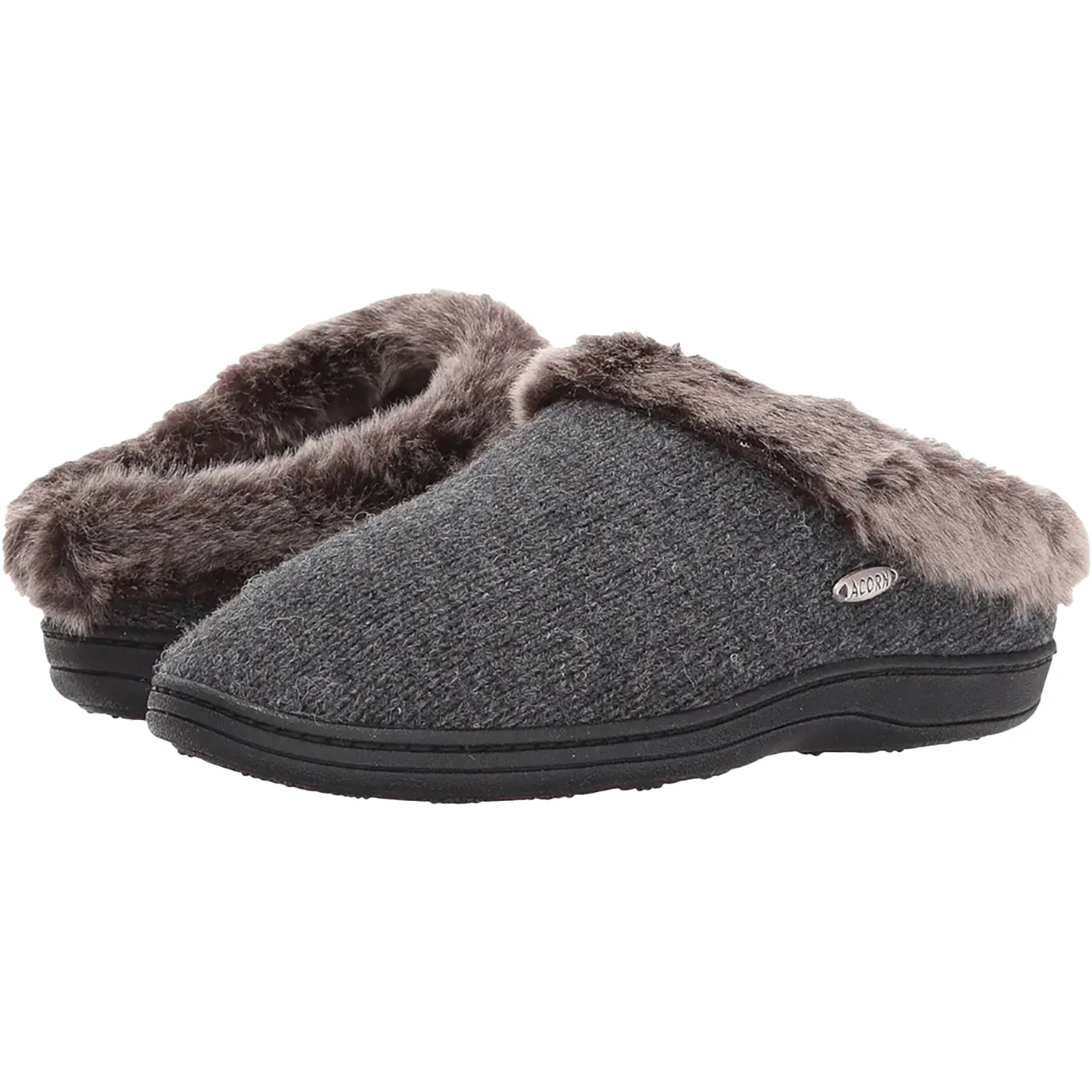 Women's Chinchilla Clog Rag Dark Charcoal Heather - Image 3