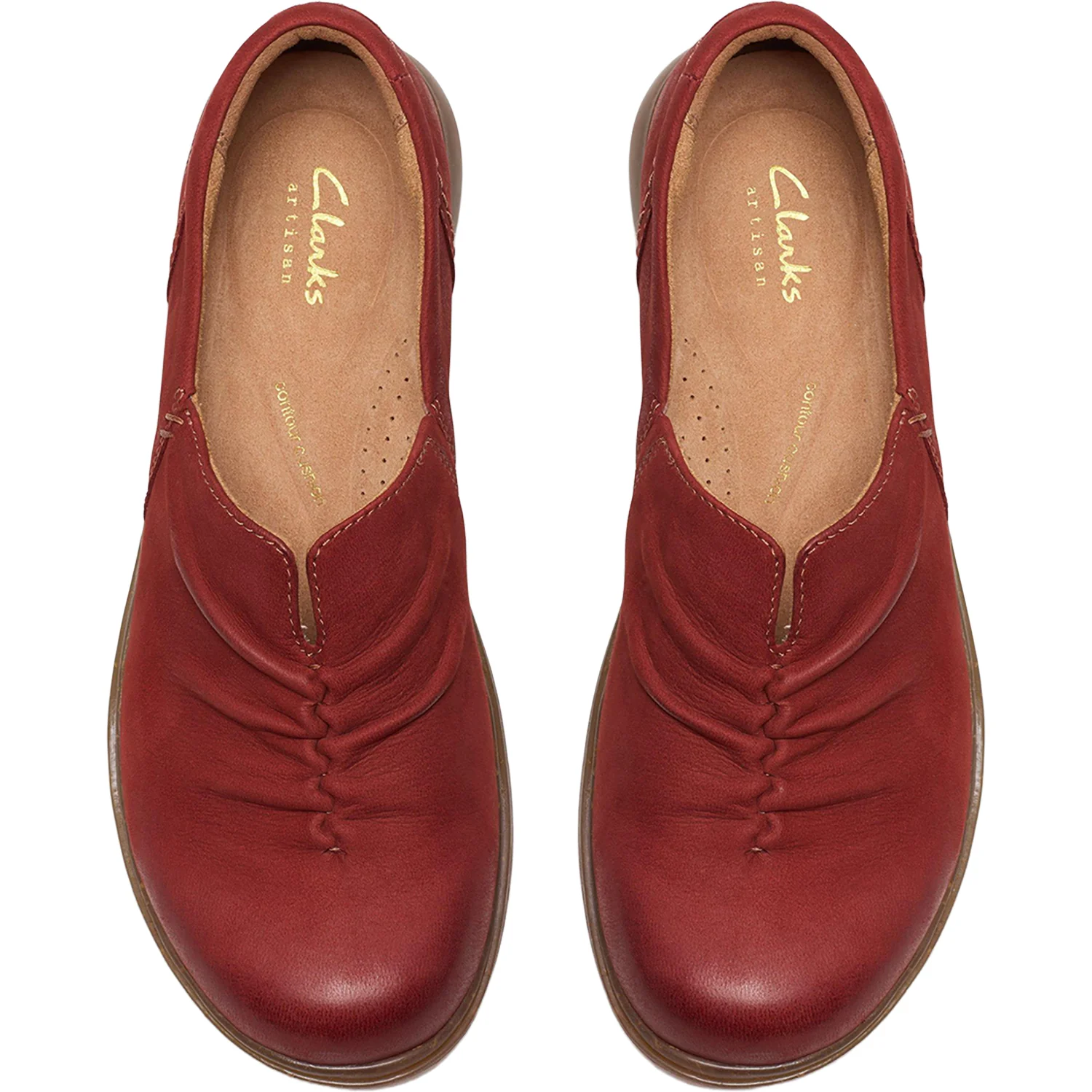 Clarks Certina Rose Women's Slip Ons Traditional Chestnut - Image 2