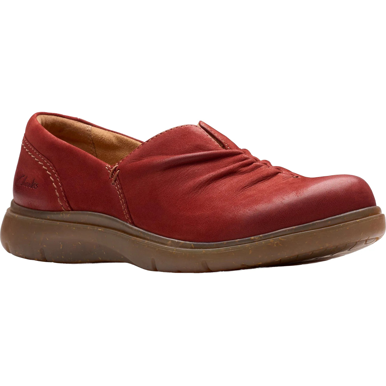 Clarks Certina Rose Women's Slip Ons Traditional Chestnut - Image 5