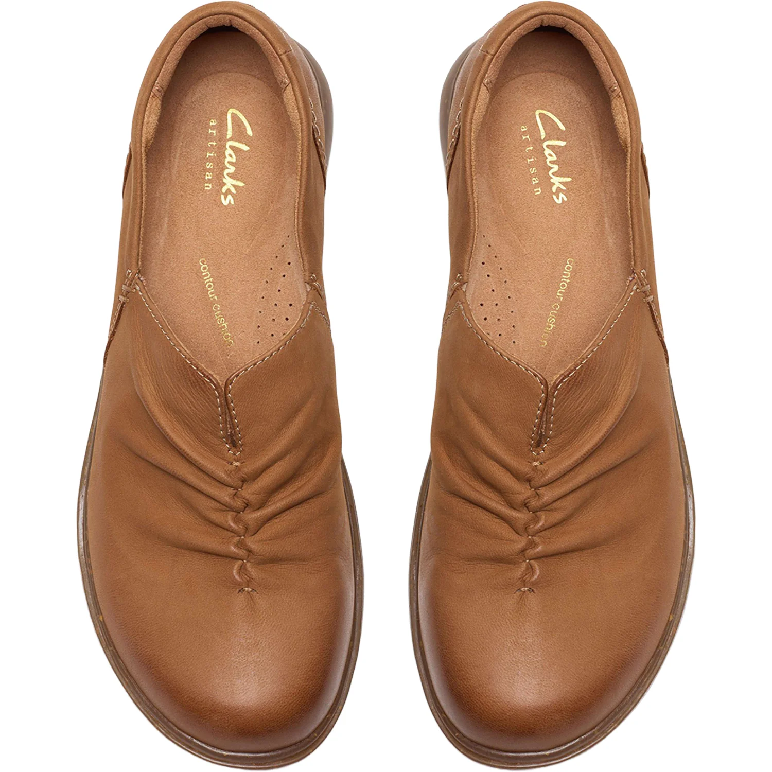 Clarks Certina Rose Women's Slip Ons Traditional Tan - Image 2