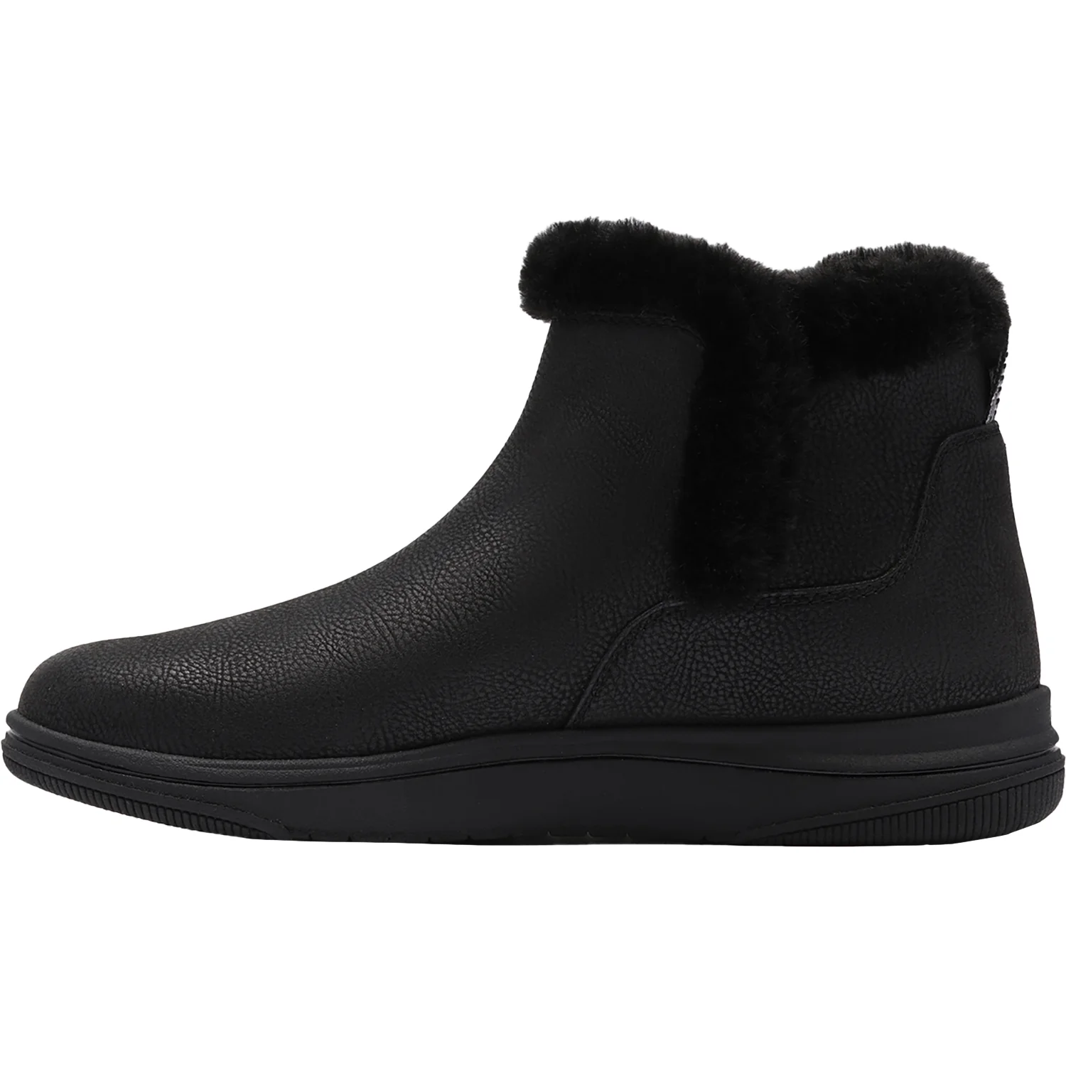 Clarks Cloudsteppers Breeze Fur Women's Boots Black Combi - Image 3