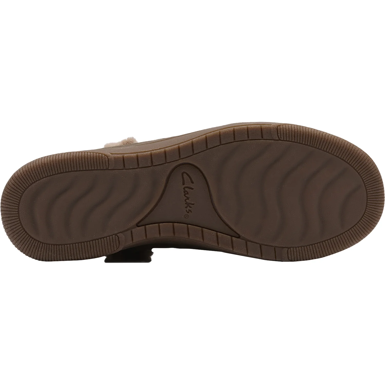 Clarks Cloudsteppers Breeze Fur Women's Boots Dark Olive Combi - Image 4