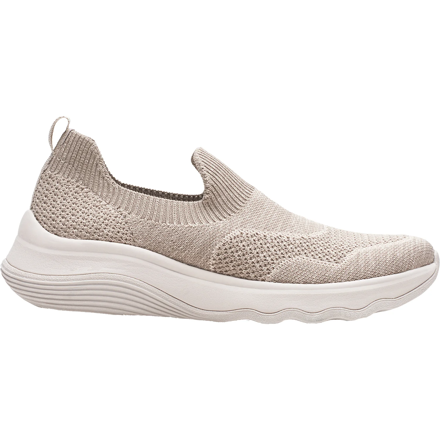 Clarks Cloudsteppers Circuit Path Women's Slip On Sneakers Mauve Knit Fabric