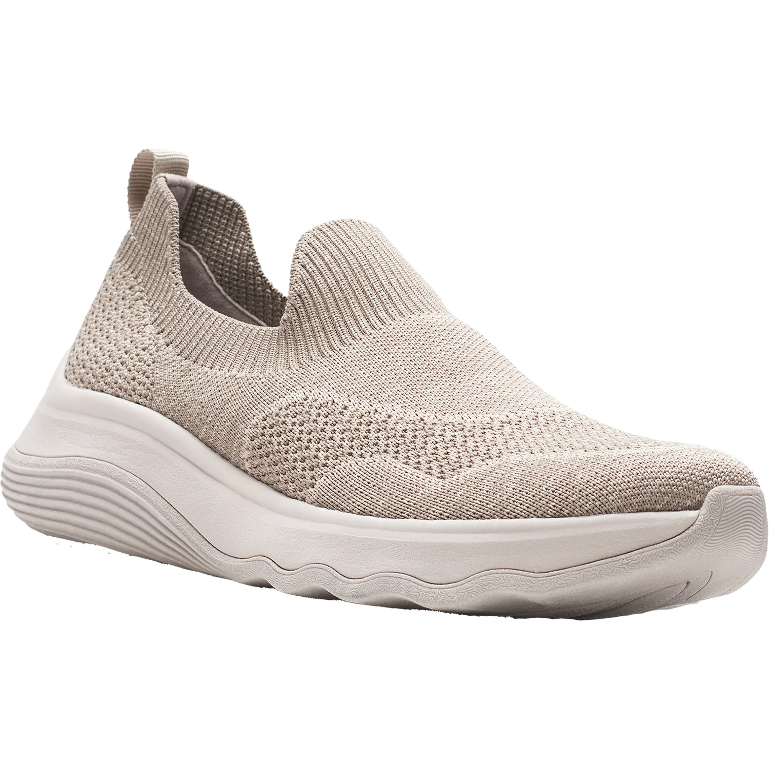 Clarks Cloudsteppers Circuit Path Women's Slip On Sneakers Mauve Knit Fabric - Image 2