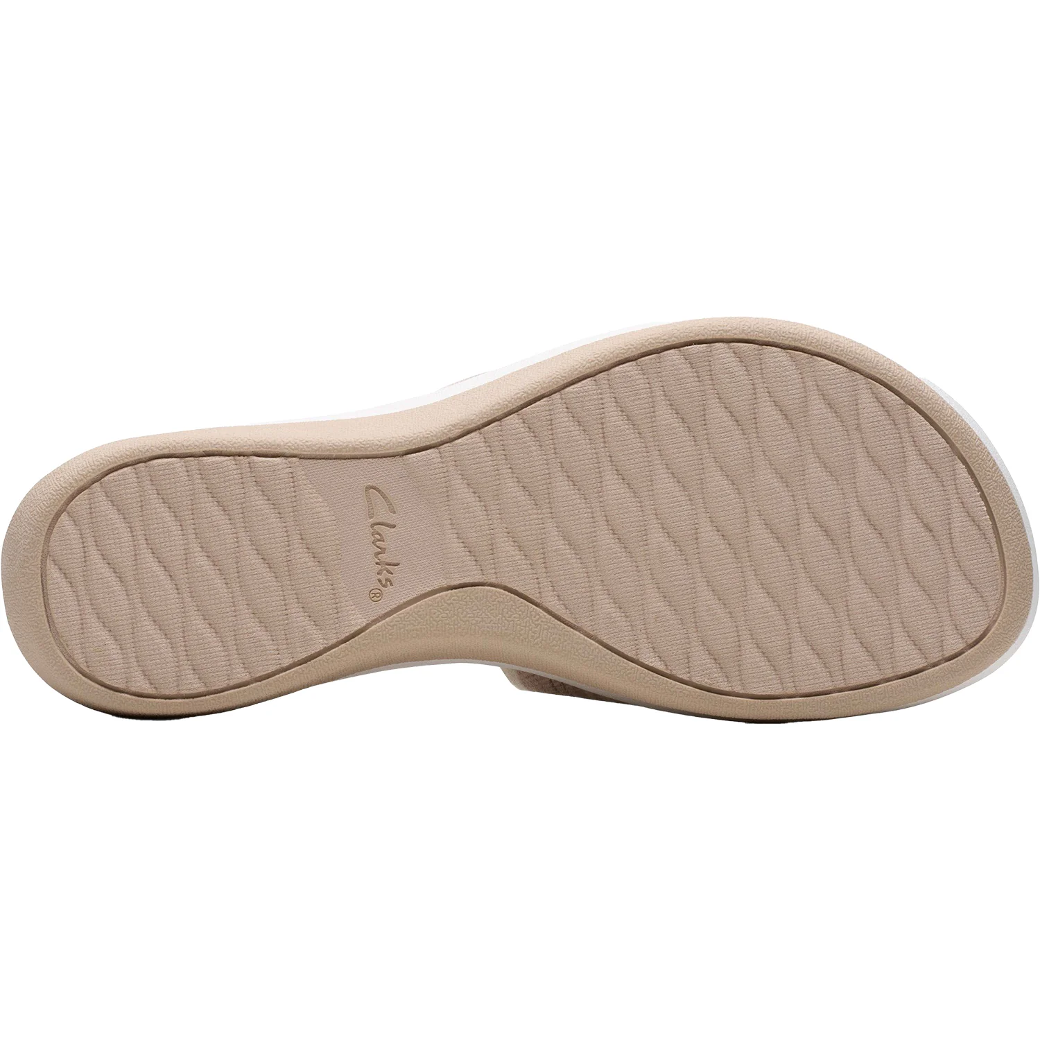 Clarks Cloudsteppers Arla Hollis Women's Slide Sandals Sand Combi Knit Synthetic - Image 4