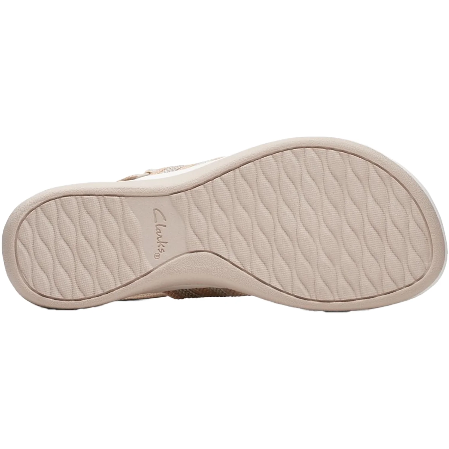Clarks Cloudsteppers Arla Stroll Women's Sandals Beige Combi Synthetic - Image 4