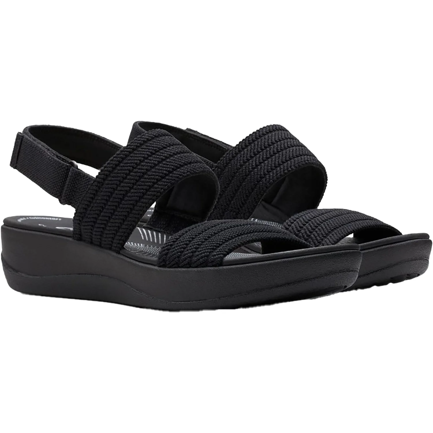 Clarks Cloudsteppers Arla Stroll Women's Sandals Black - Image 5