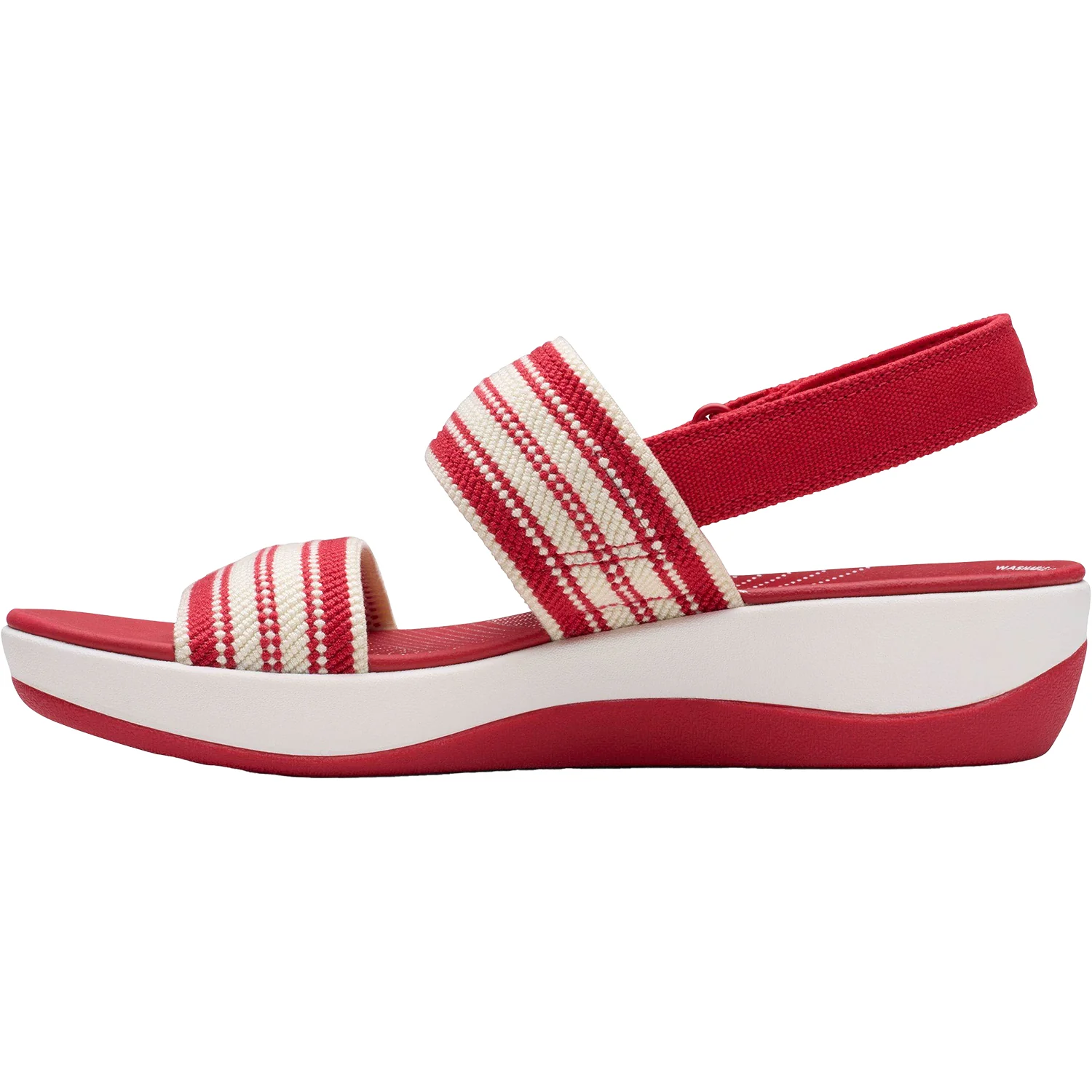 Clarks Cloudsteppers Arla Stroll Women's Sandals Cherry Combi Knit Synthetic - Image 3