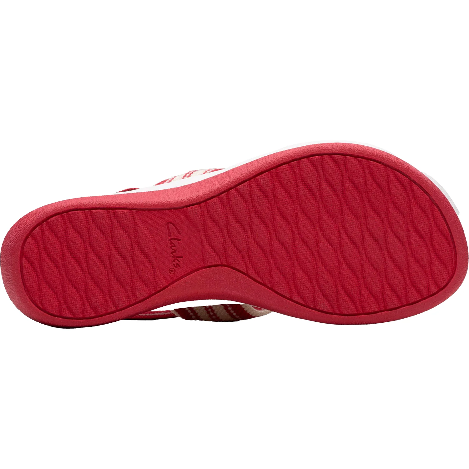 Clarks Cloudsteppers Arla Stroll Women's Sandals Cherry Combi Knit Synthetic - Image 4