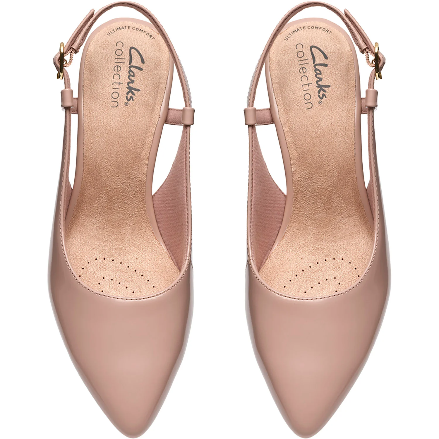 Clarks Kepley Lane Women's Dress Heels Light Pink Leather - Image 2