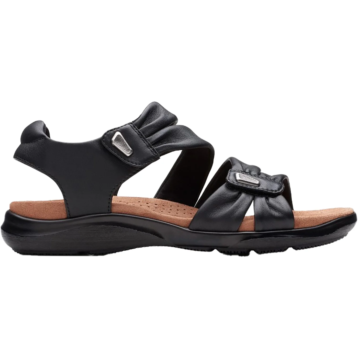 Clarks Kitly Ave Women's Sandals Black Leather