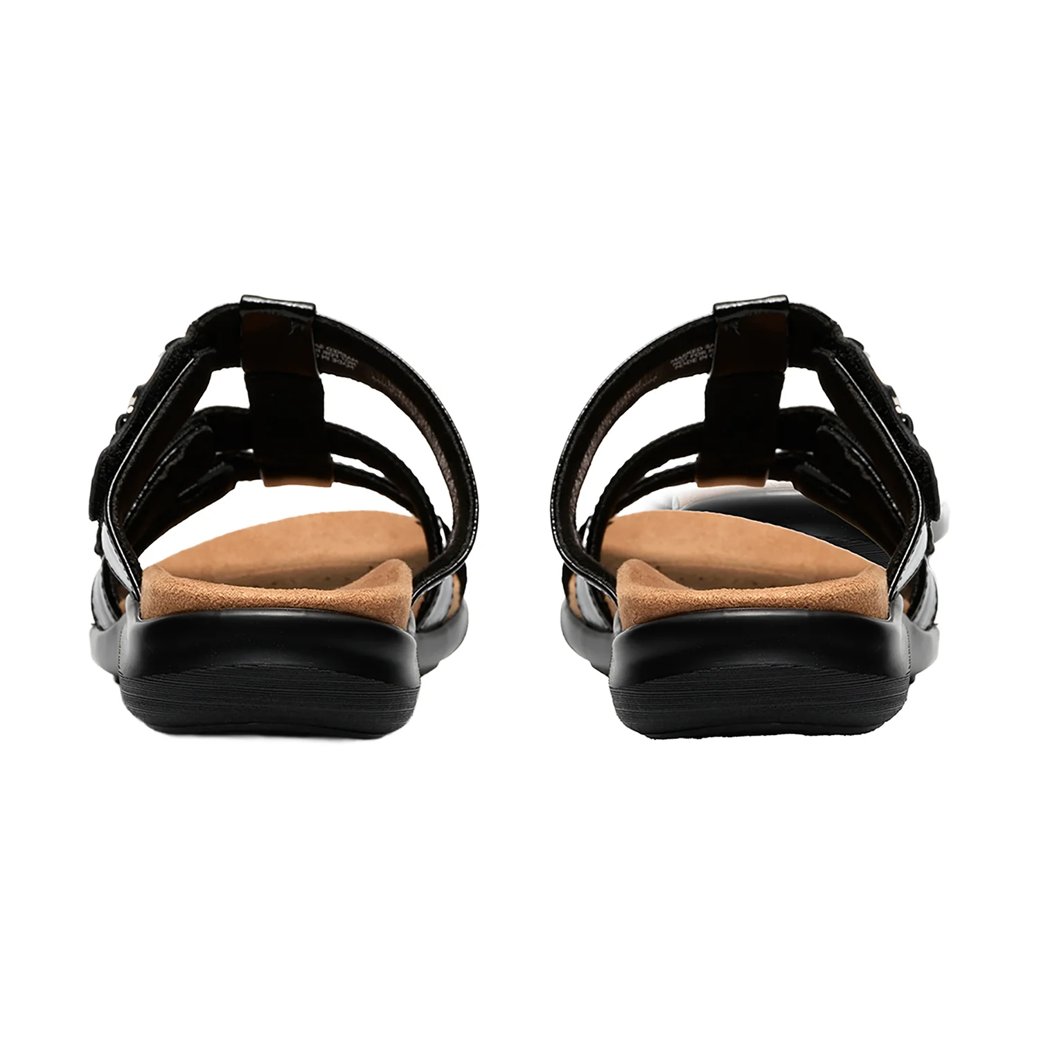 Clarks Kitly Pearl Women's Dress Sandals Black Pat - Image 6