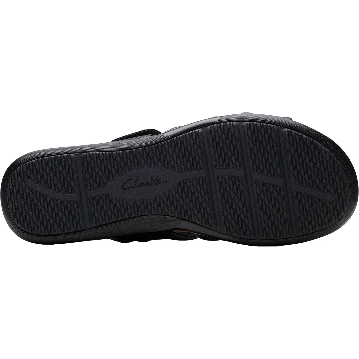Clarks Kitly Slide Women's Slide Sandals Black Leather - Image 4