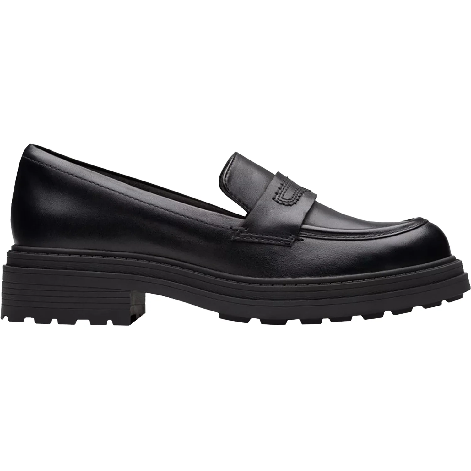 Clarks Orinoco3 Edge Women's Dressy Loafers Black Leather