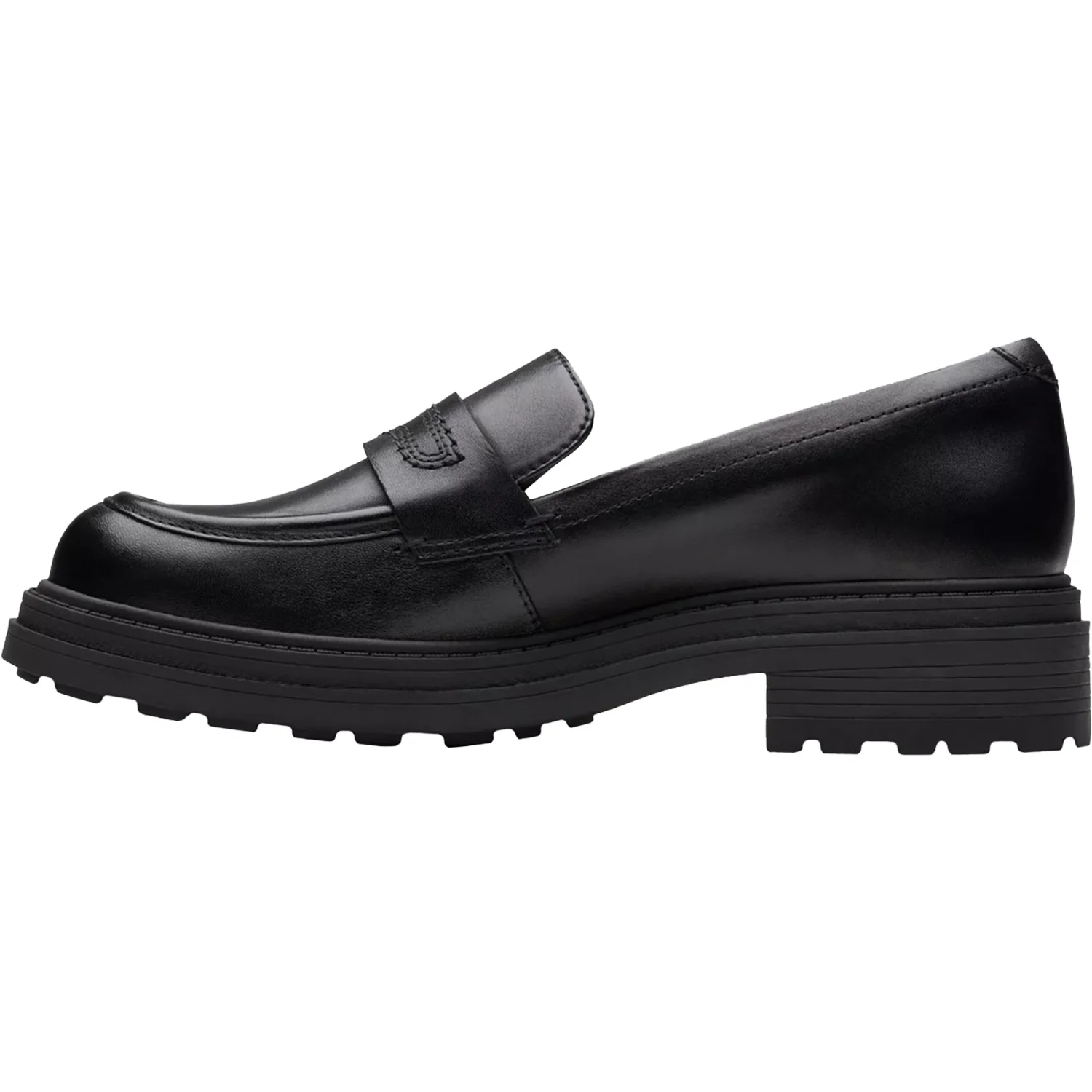Clarks Orinoco3 Edge Women's Dressy Loafers Black Leather - Image 3