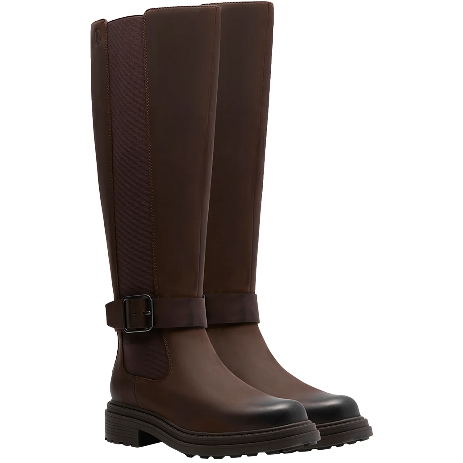 Clarks Orinoco3 Tall Women's Boots Tall Dark Brown Leather - Image 4
