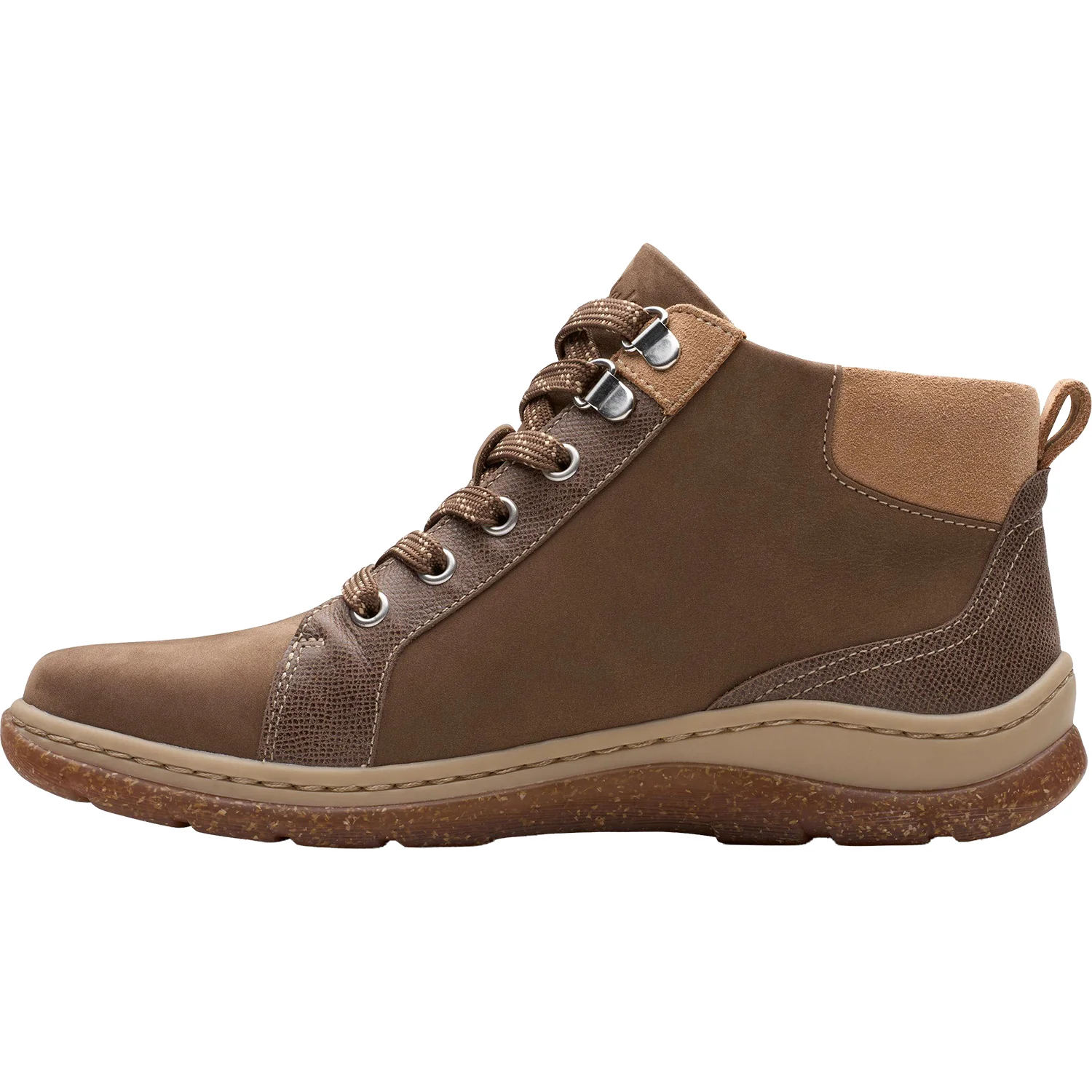 Clarks Orlene Top Waterproof Women's Boots Dark Sand Nubuck - Image 3