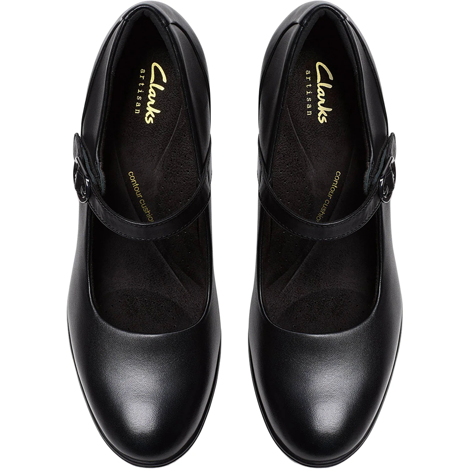 Clarks Shaya Jane Women's Dressy Mary Janes Black Leather - Image 2
